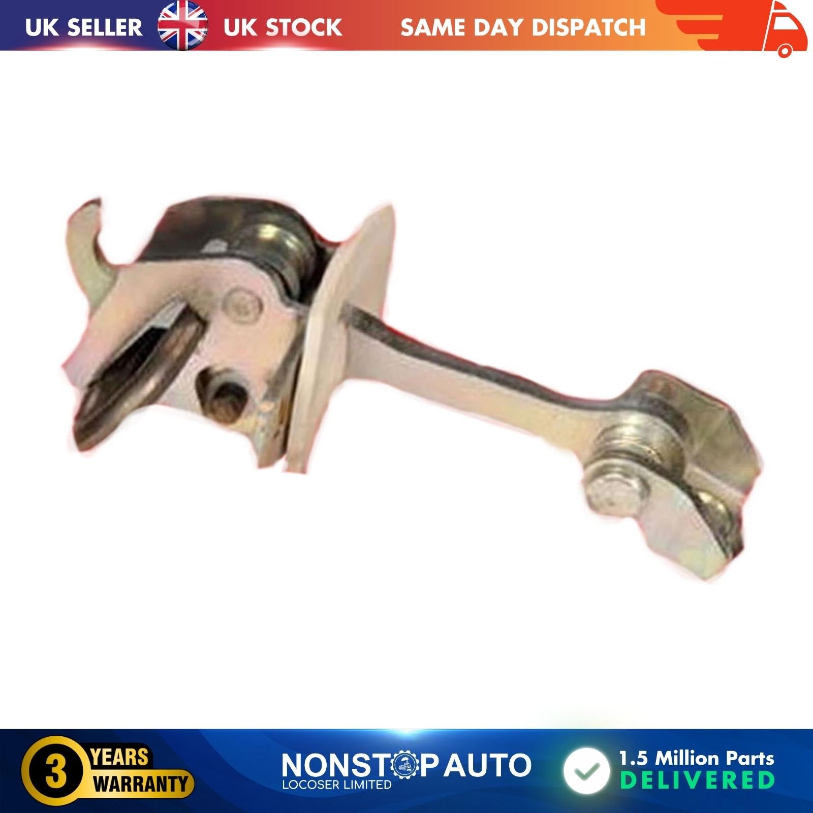 Rear Door Hinge Stop Check Strap Limitery Right or Left Side Fits VAUXHALL Corsa C 160257
