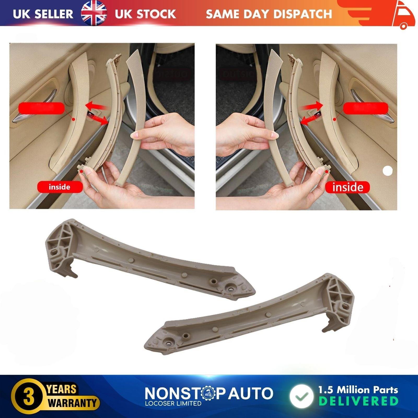 2X Door Handle Pull Panel Trim Bottom R+L For BMW 318i 320i 325i 328i 330i 335i