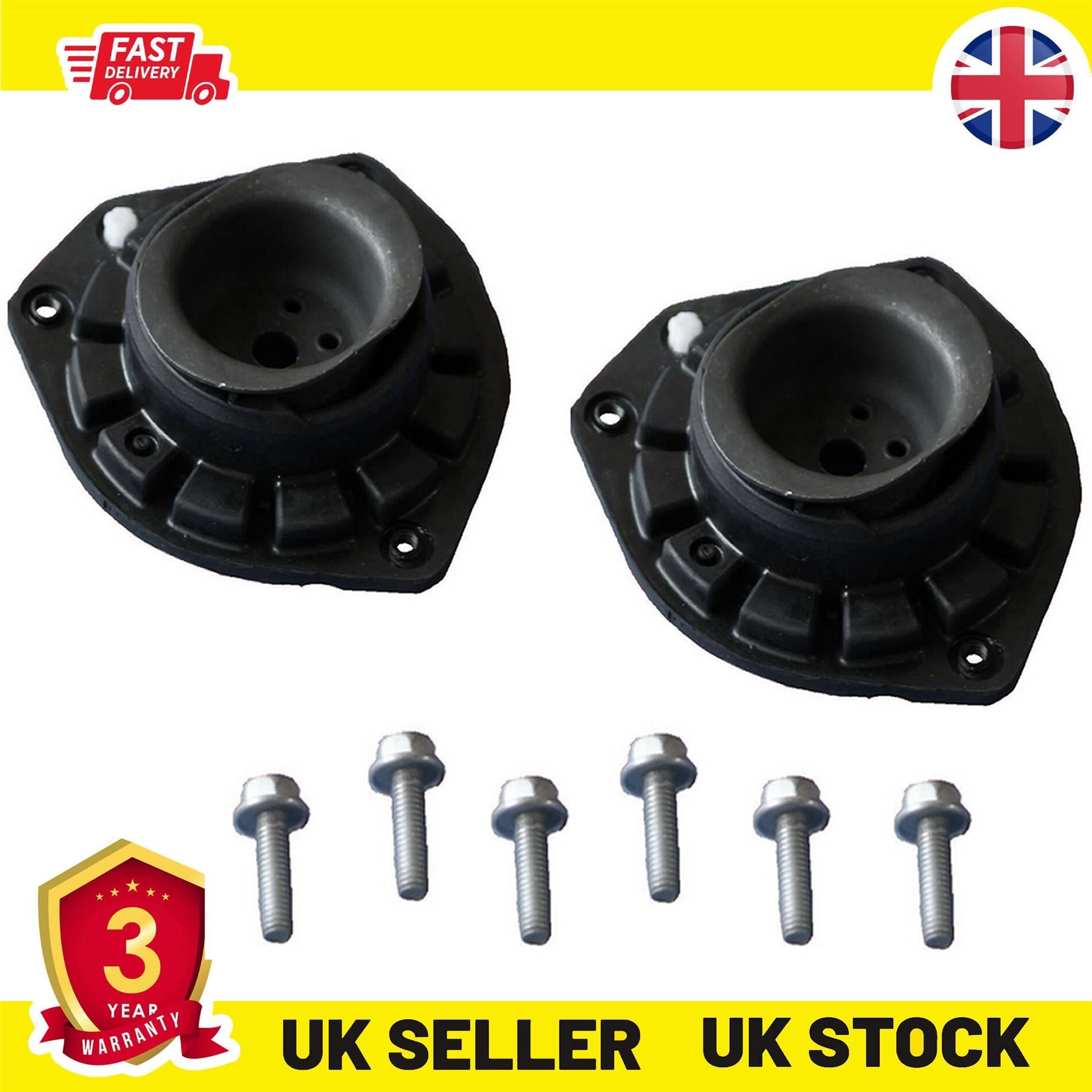 2X Front Suspension Shocker Strut TopMounting Bearing Fits RENAULT GrandScenicII