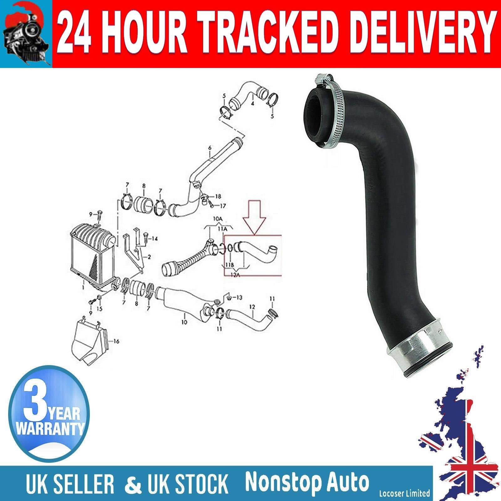 TURBO INTERCOOLER HOSE PIPE FOR AUDI A3 SEAT LEON TOLEDO II SKODA OCTAVIA VW BORA GOLF IV 1J0 145 828 1J0 145 828D  1J0 145 828T