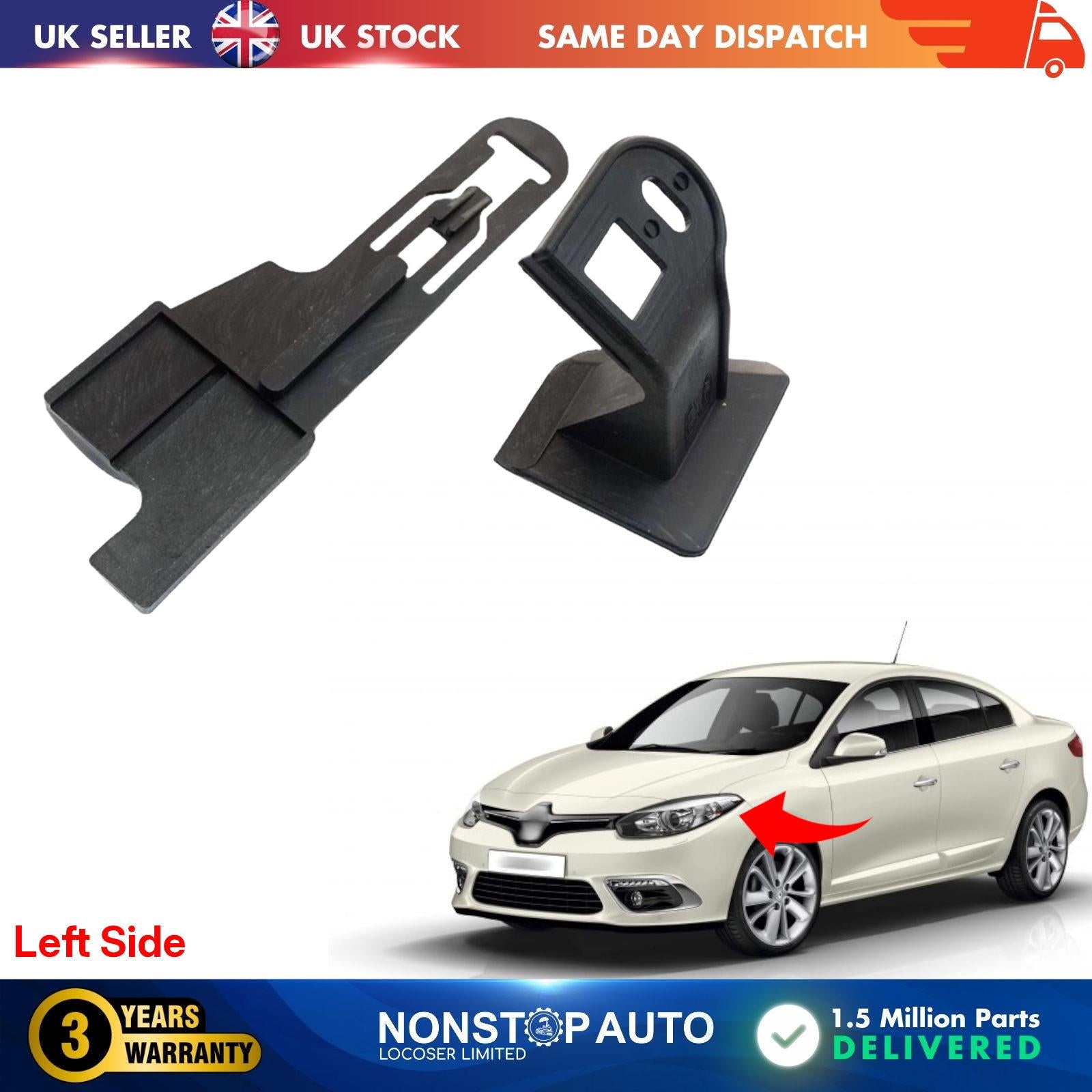 Headlight Repair Kit Bracket Mount Clips Left For RENAULT Fluence 2009-2020 260600738R