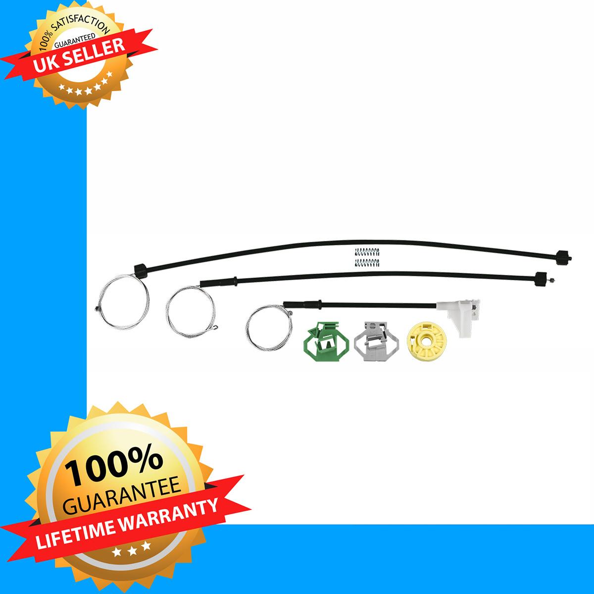 Window Regulator Repair Kit Front Left Fits VW Polo Classic 6V2 Caddy MK2 SEAT Cordoba Ibiza 6K4837401AA