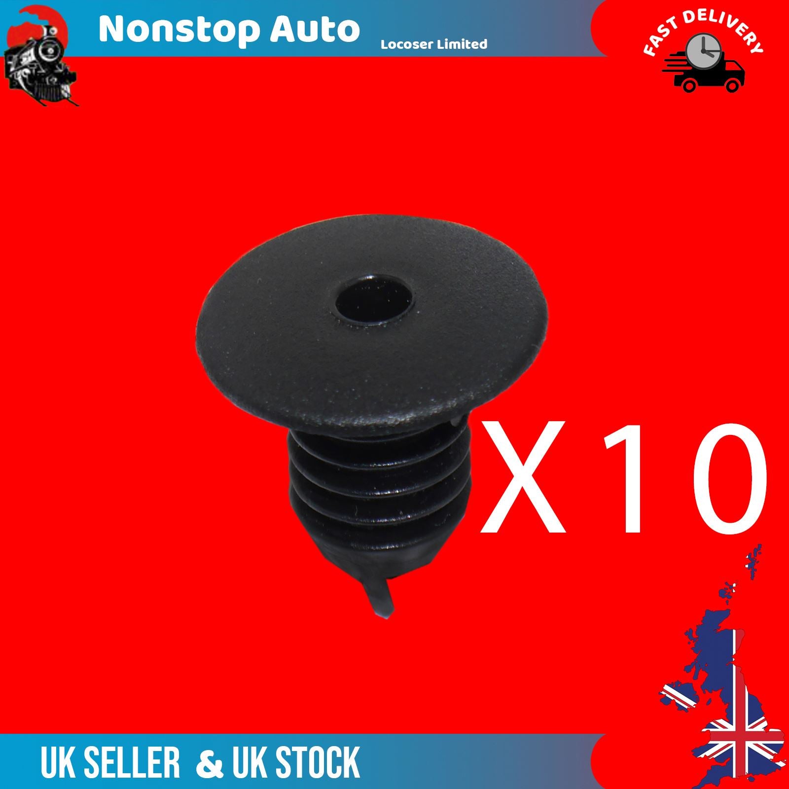UNIVERSAL M12 Interior Roof Panel Trim Boot Carpet Floor Clips