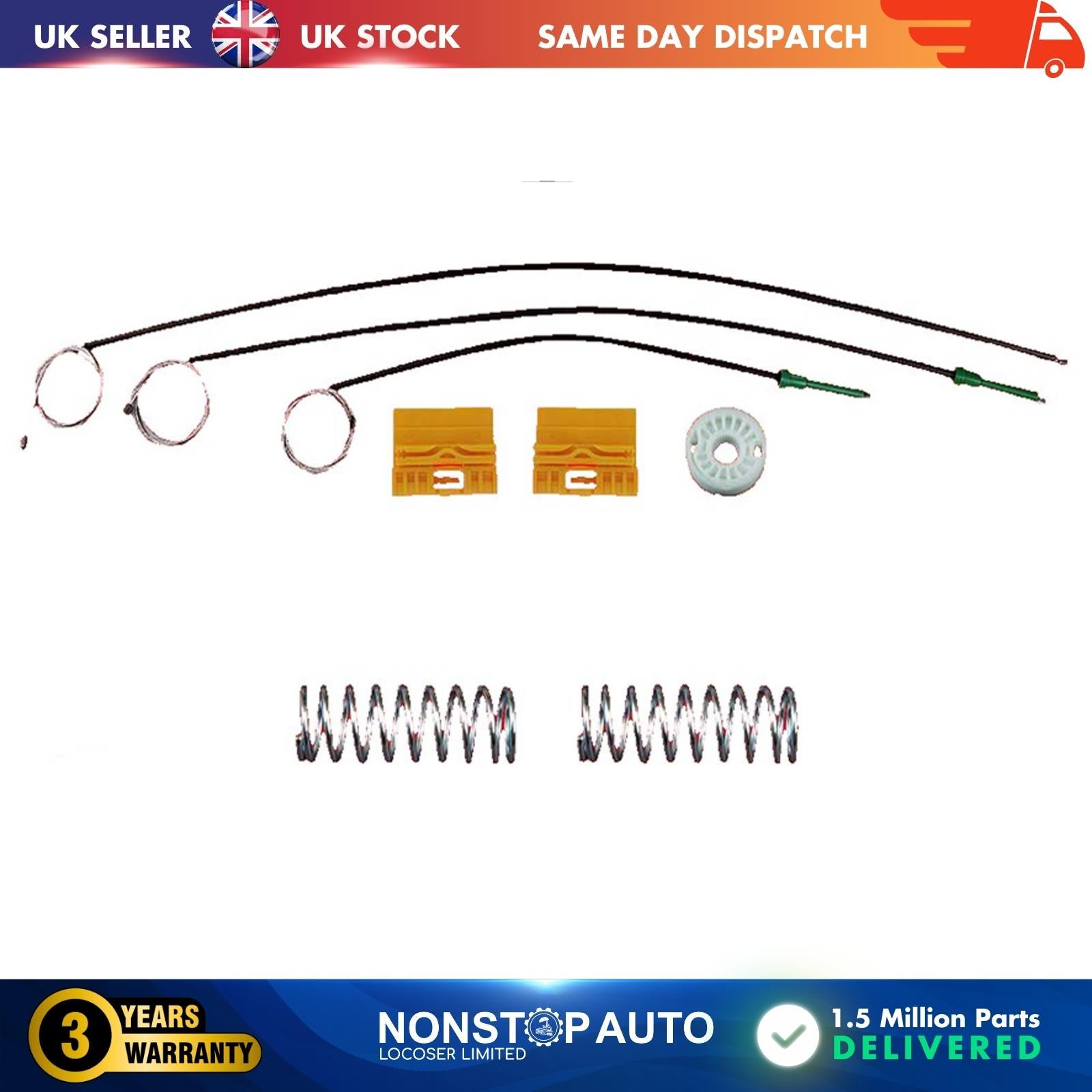 Window Regulator Repair Kit Front Left or Right Side for AUDI A4 B6 B7 2000-2015