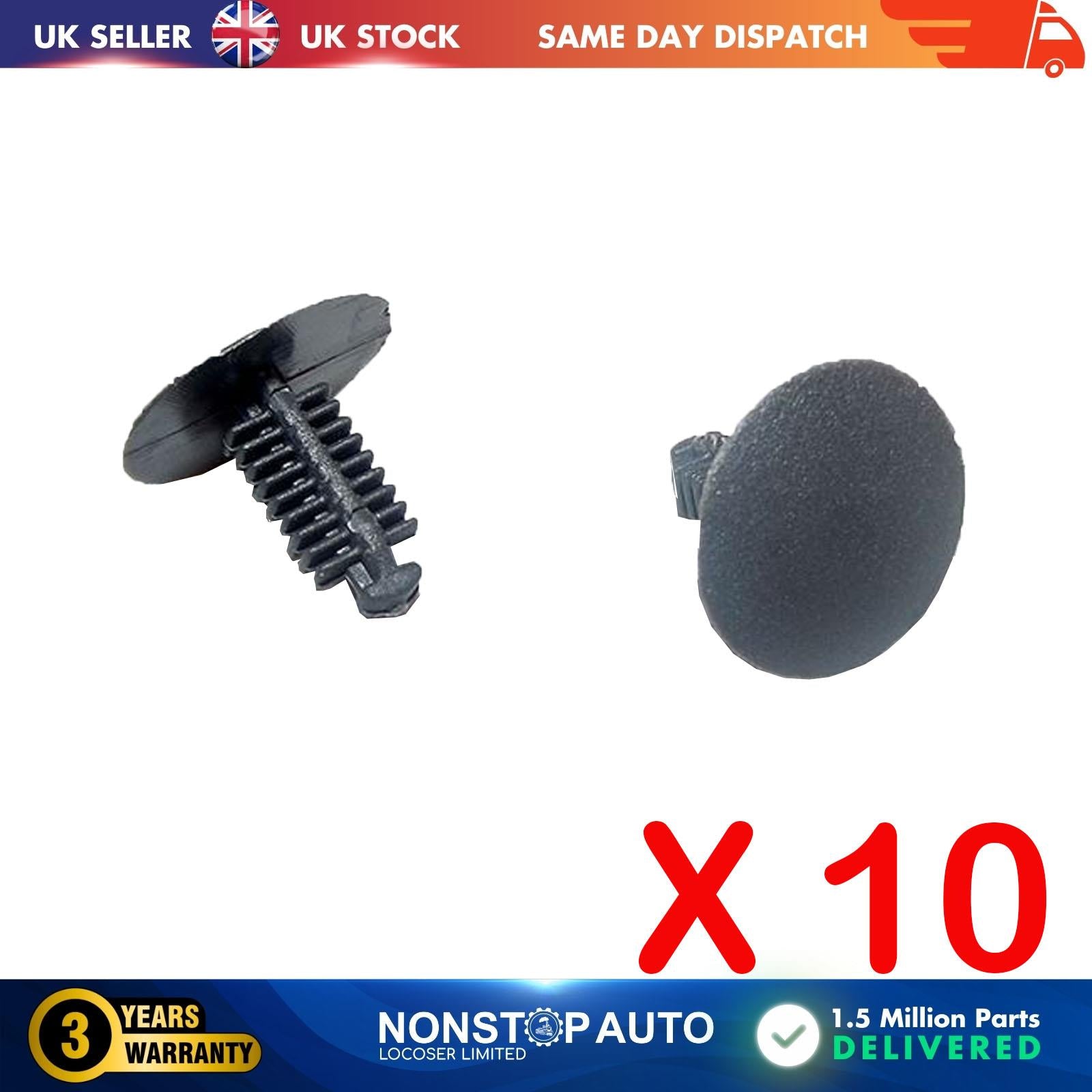 10X Trim Clips For HYUNDAI KIA