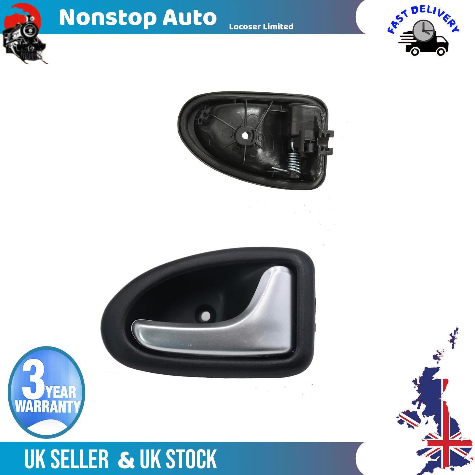 Inner Door Handle Chrome Left Side For NISSAN Interstar 7700353282