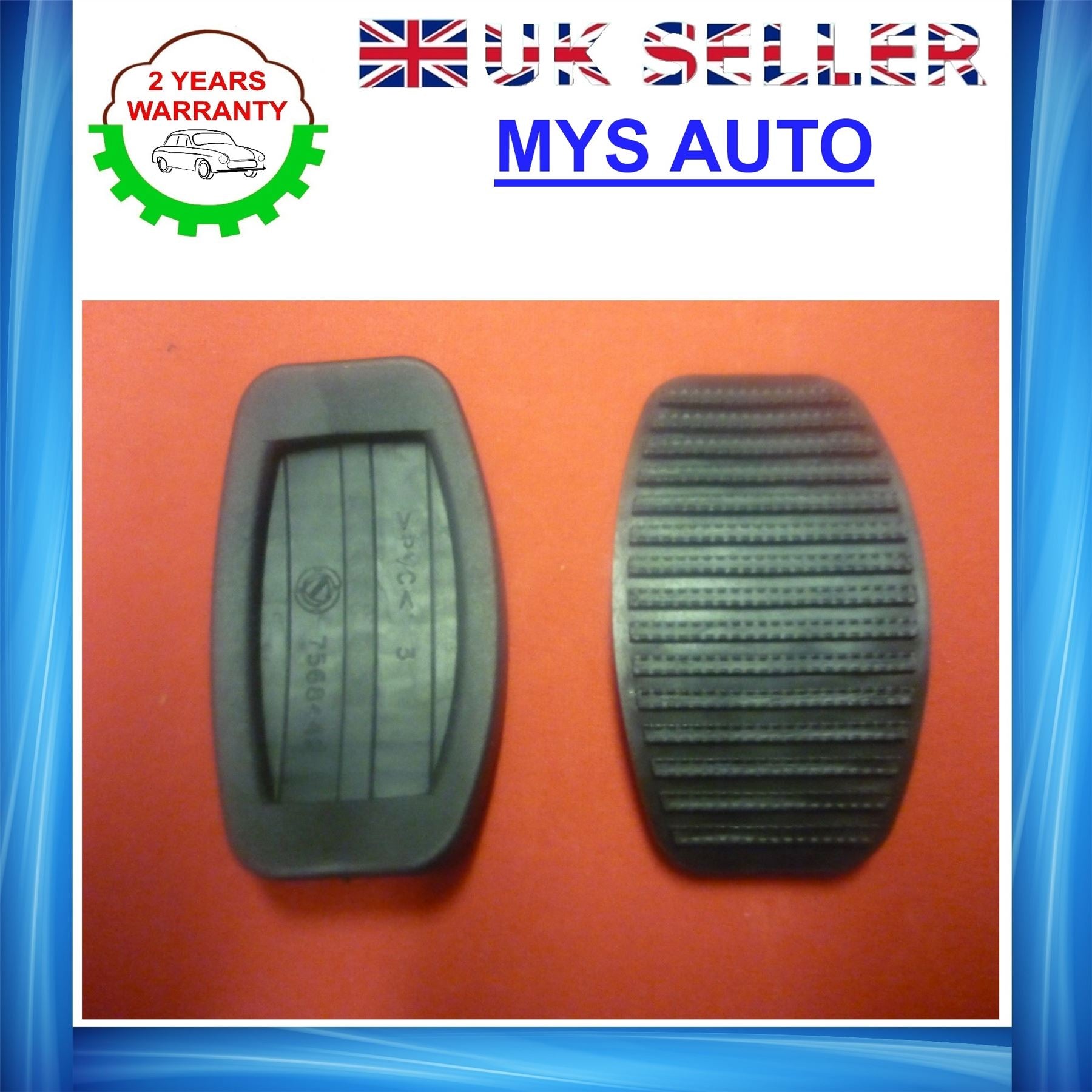Fiat Punto clutch pedal rubber fiatpedal 1
