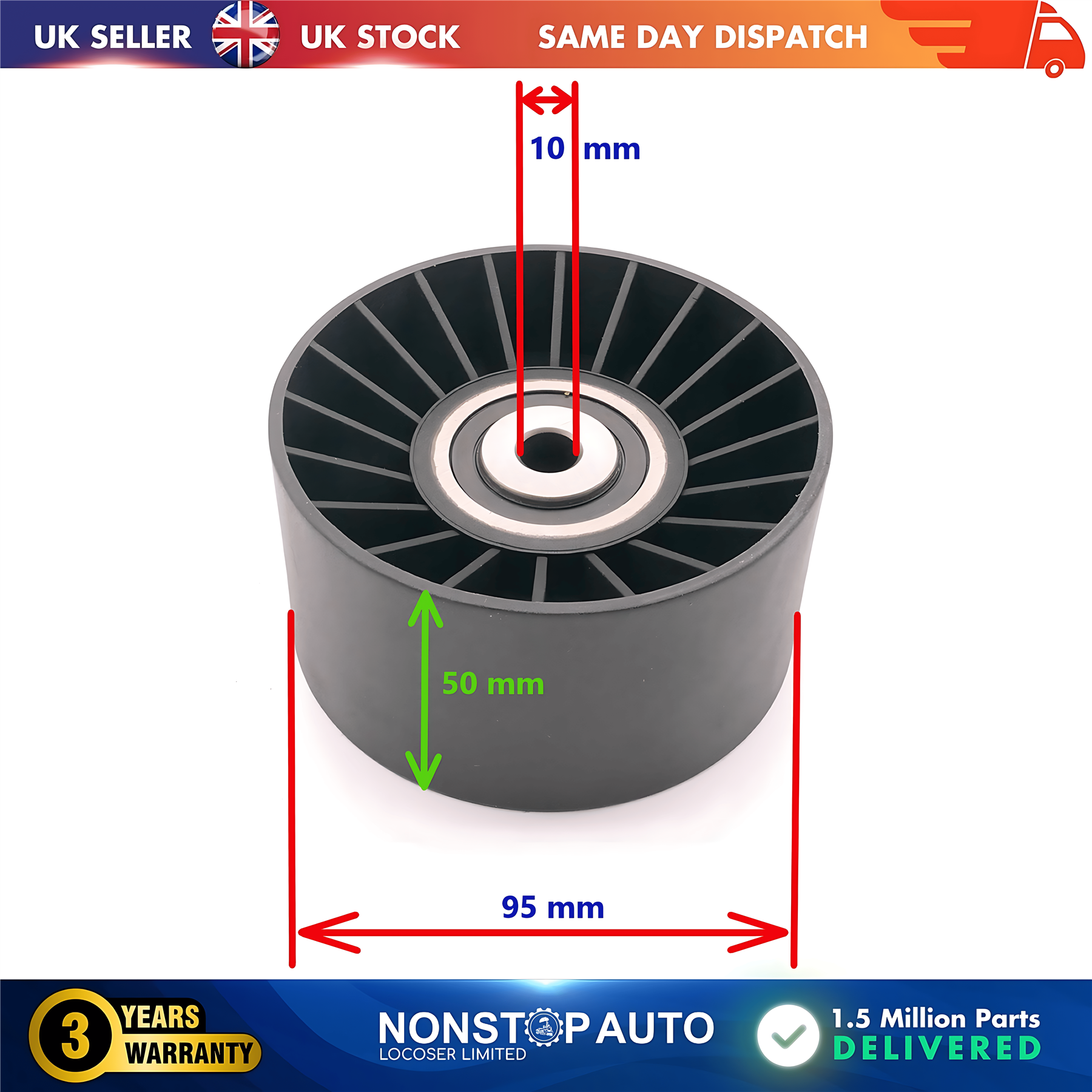 Fan Belt Tensioner Pulley V Ribbed Belt Idler For MERCEDES Citaro O 340 O 340 O 404 O 404 Tourismo SETRA Series 300 0005500033