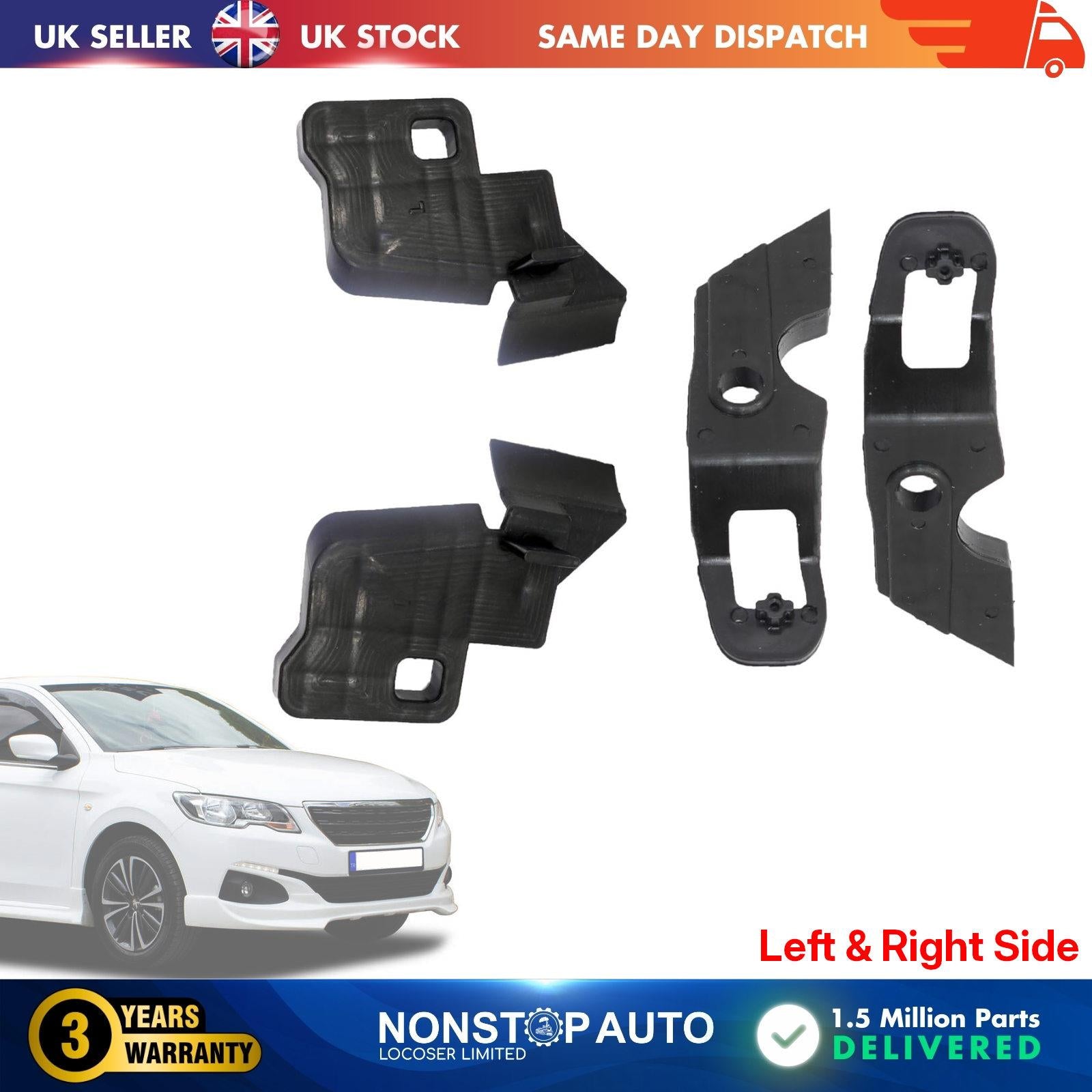 Headlight Repair Kit Bracket Mount Clips Left & Right Side For Peugeot 301