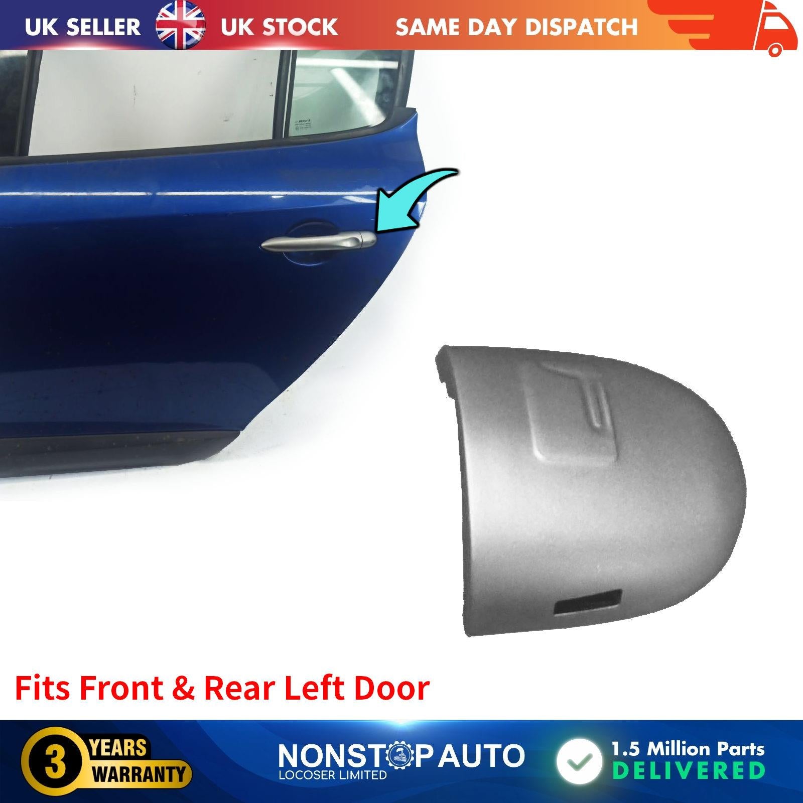RENAULT Twingo Modus Espace door handle cover grey door lock cover grey 482grey