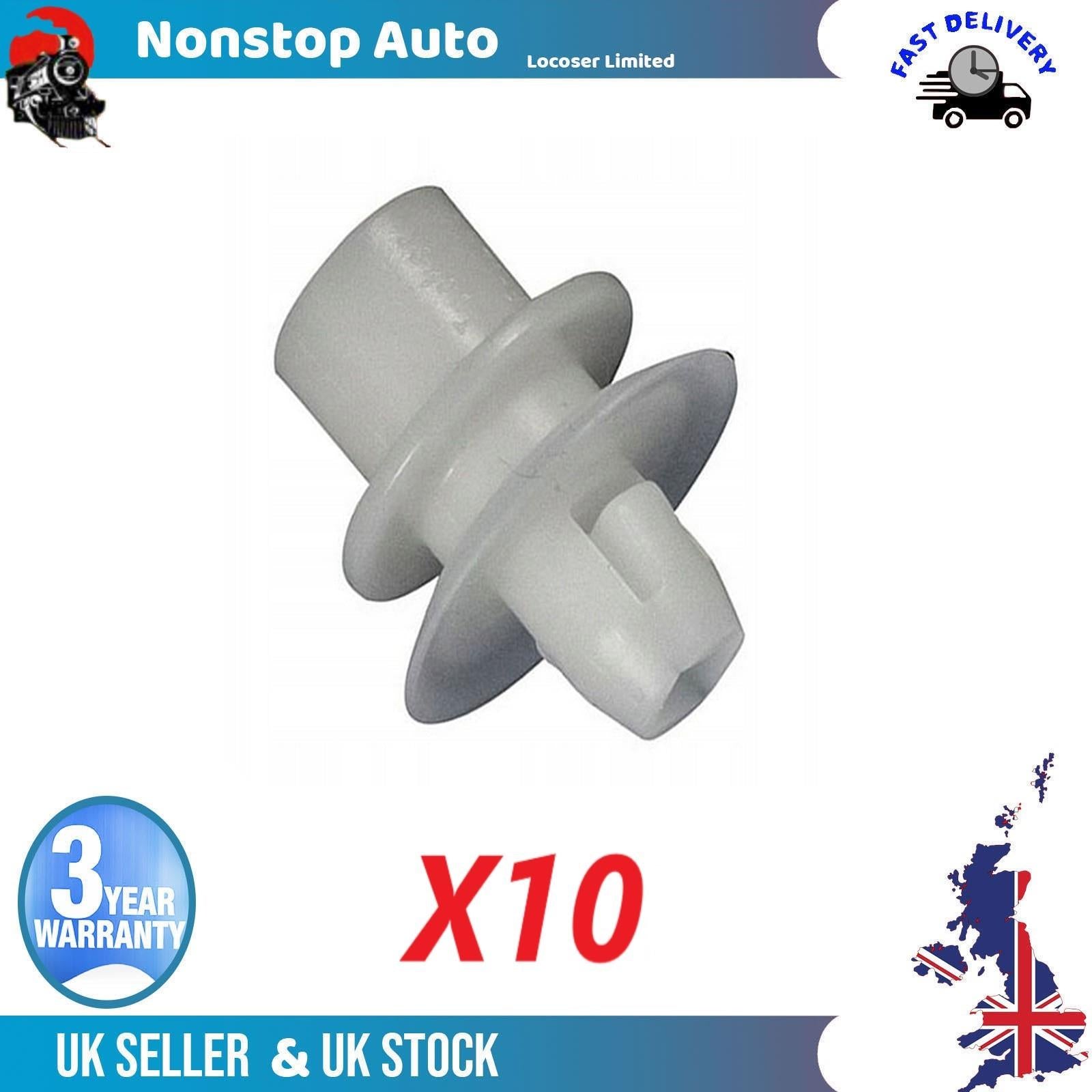 10X Bumper Retainer Clips Rear Arch Whellarch Splash Guard Clips For MERCEDES Smart 0001781v002000