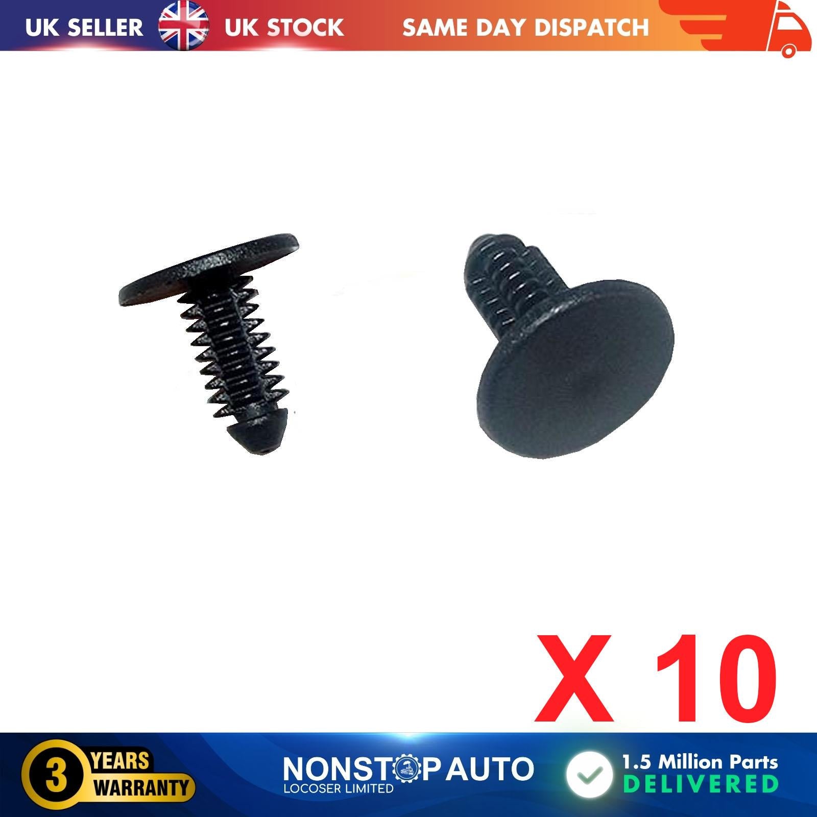 10X Door Panel Moulding Trim Clips For PEUGEOT Partner Expert 806 605 6992.95