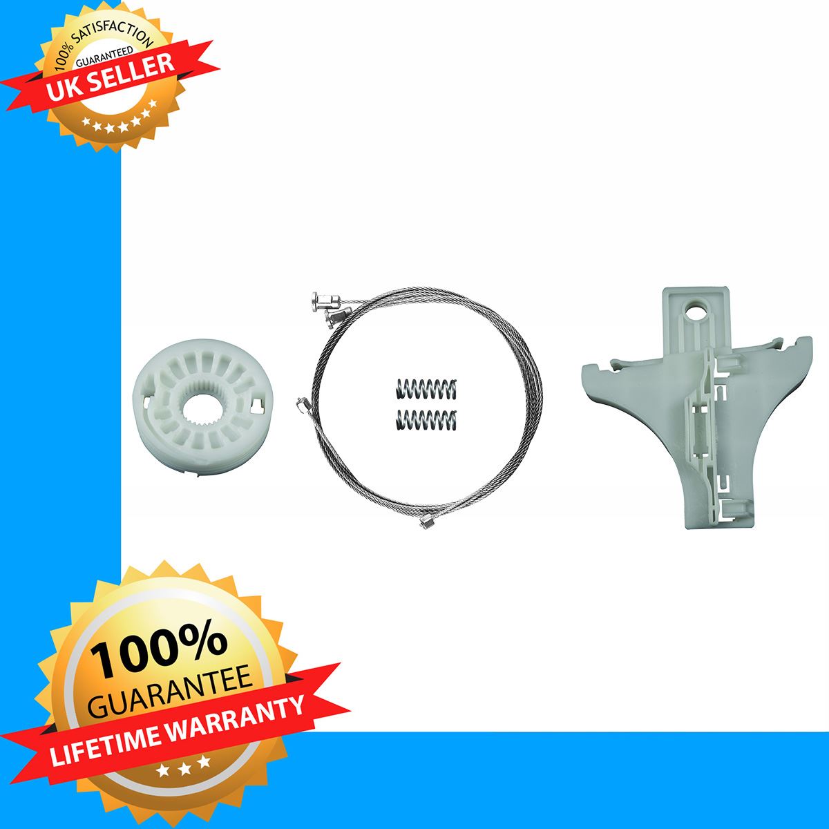 Fits VW Golf IV Bora I Window Regulator Repair Kit Rear Left Side 1J4839729J