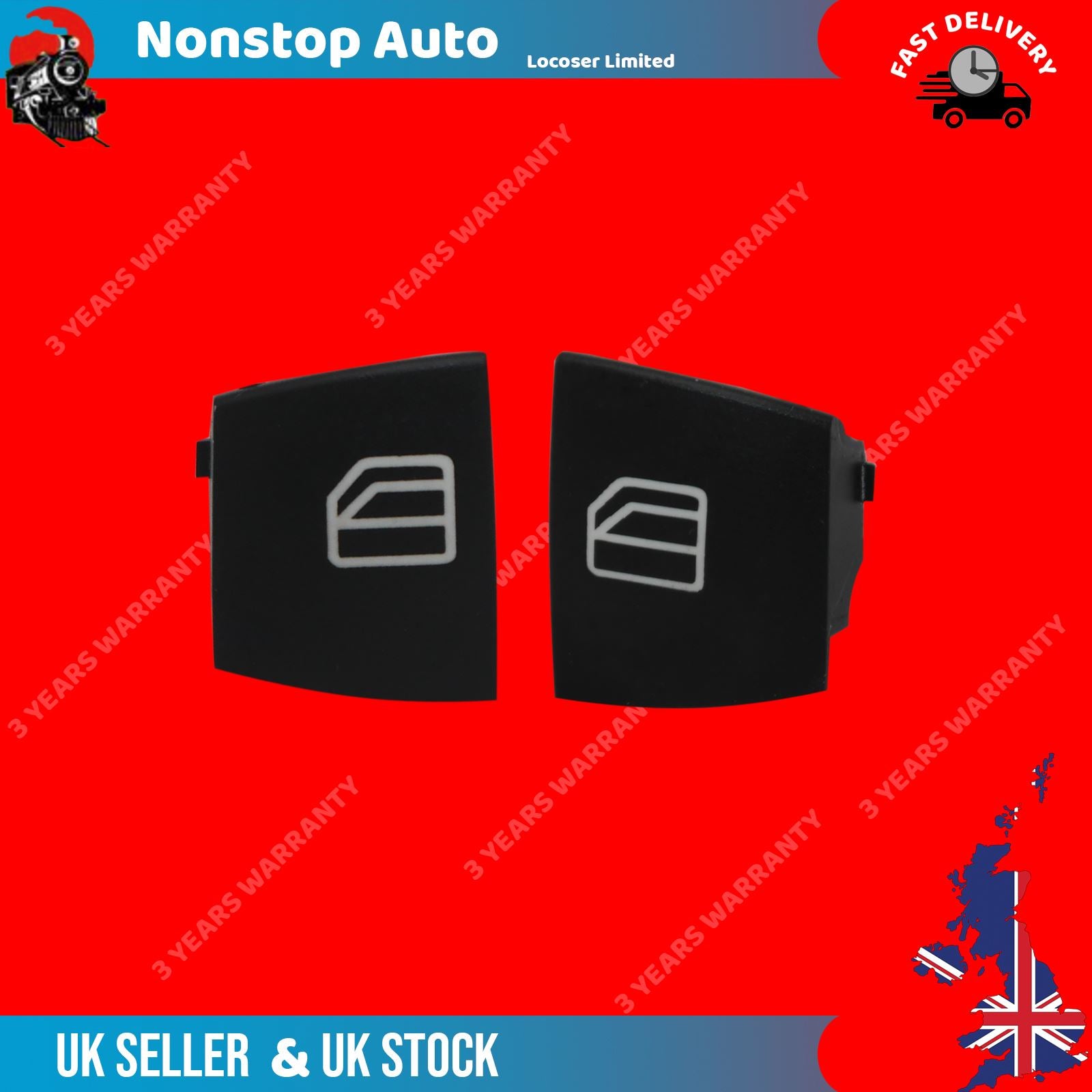 2 X Window Control Switch Button Fits Mercedes E Class W211 S211 A2229056800