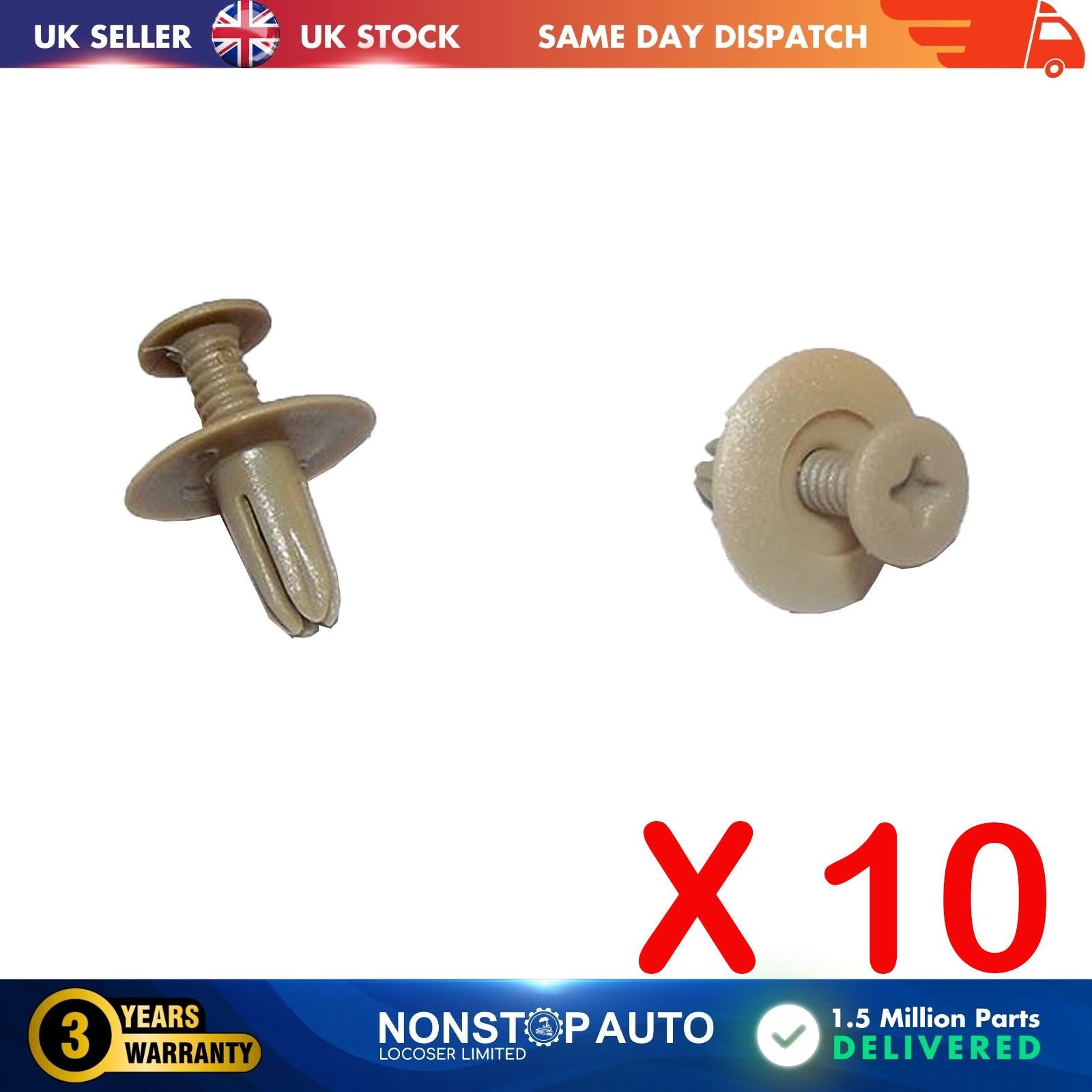 10X Trim Panel Boot Lining Reatiner Clips For KIA Sorento Bongo 85506-4A000