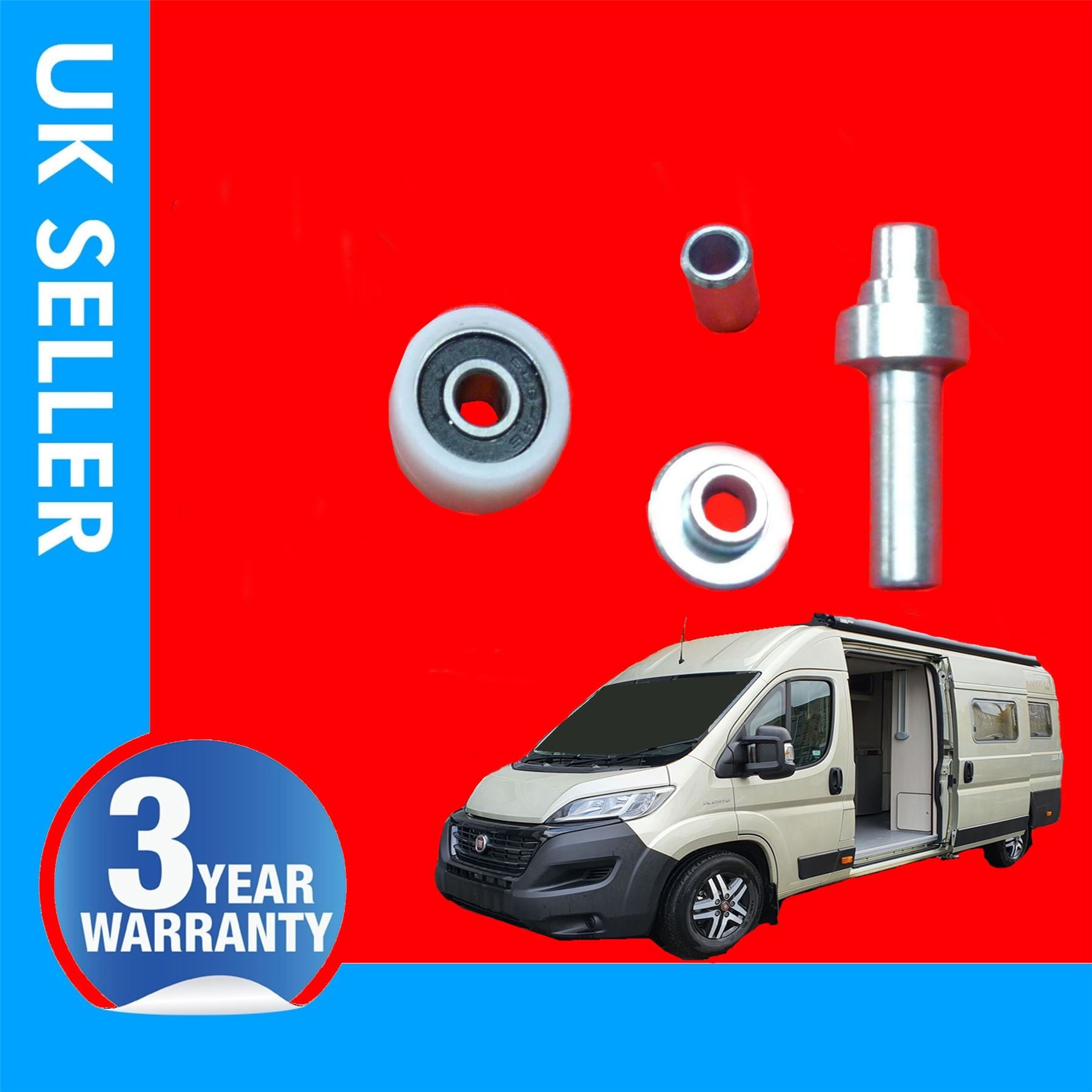 Sliding Door Roller Guide Bottom Left or Right Fits FIAT Ducato 1344239080