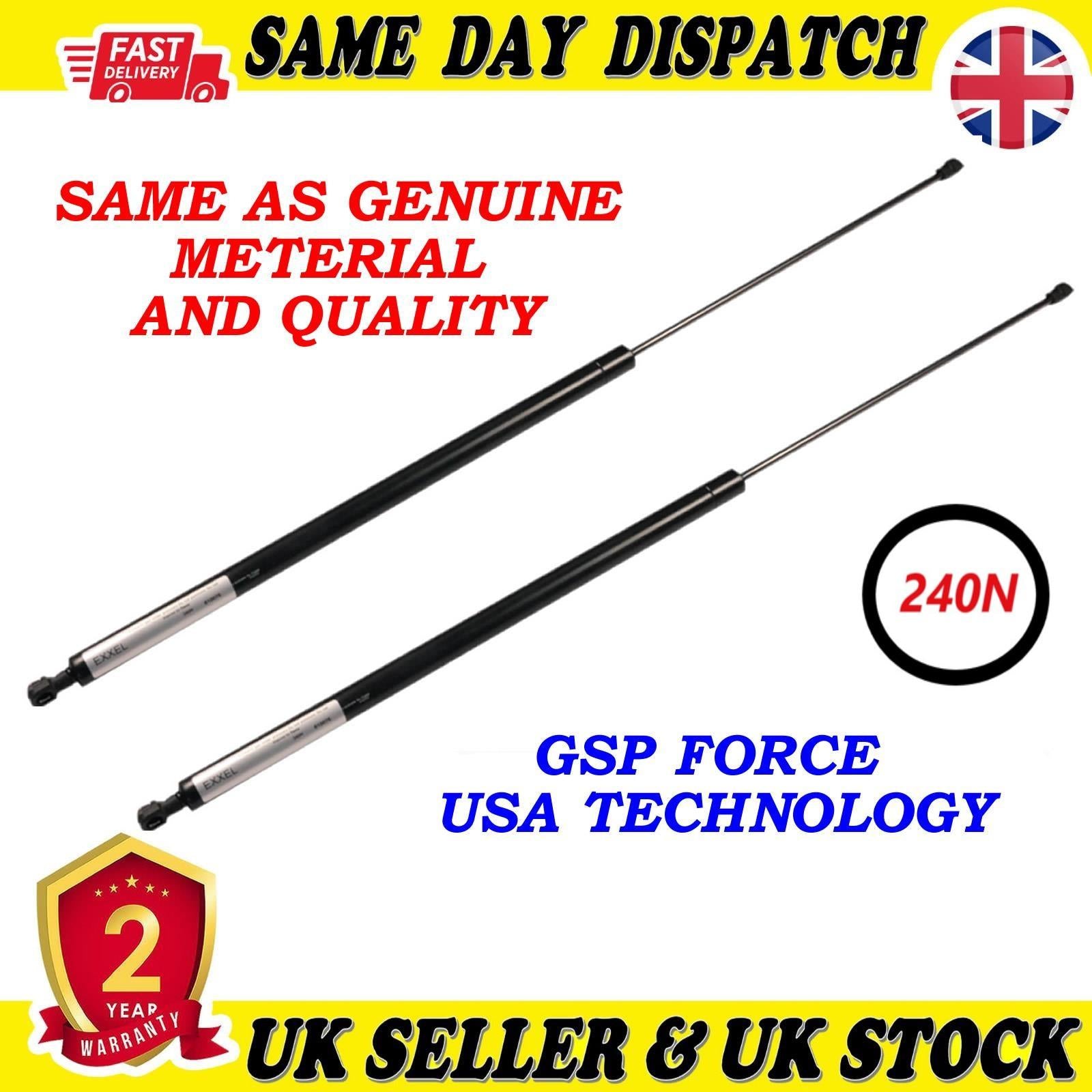 2X TAILGATE BOOT GAS STRUTS 240 Newton FOR SEAT TOLEDO III  5P5827550
