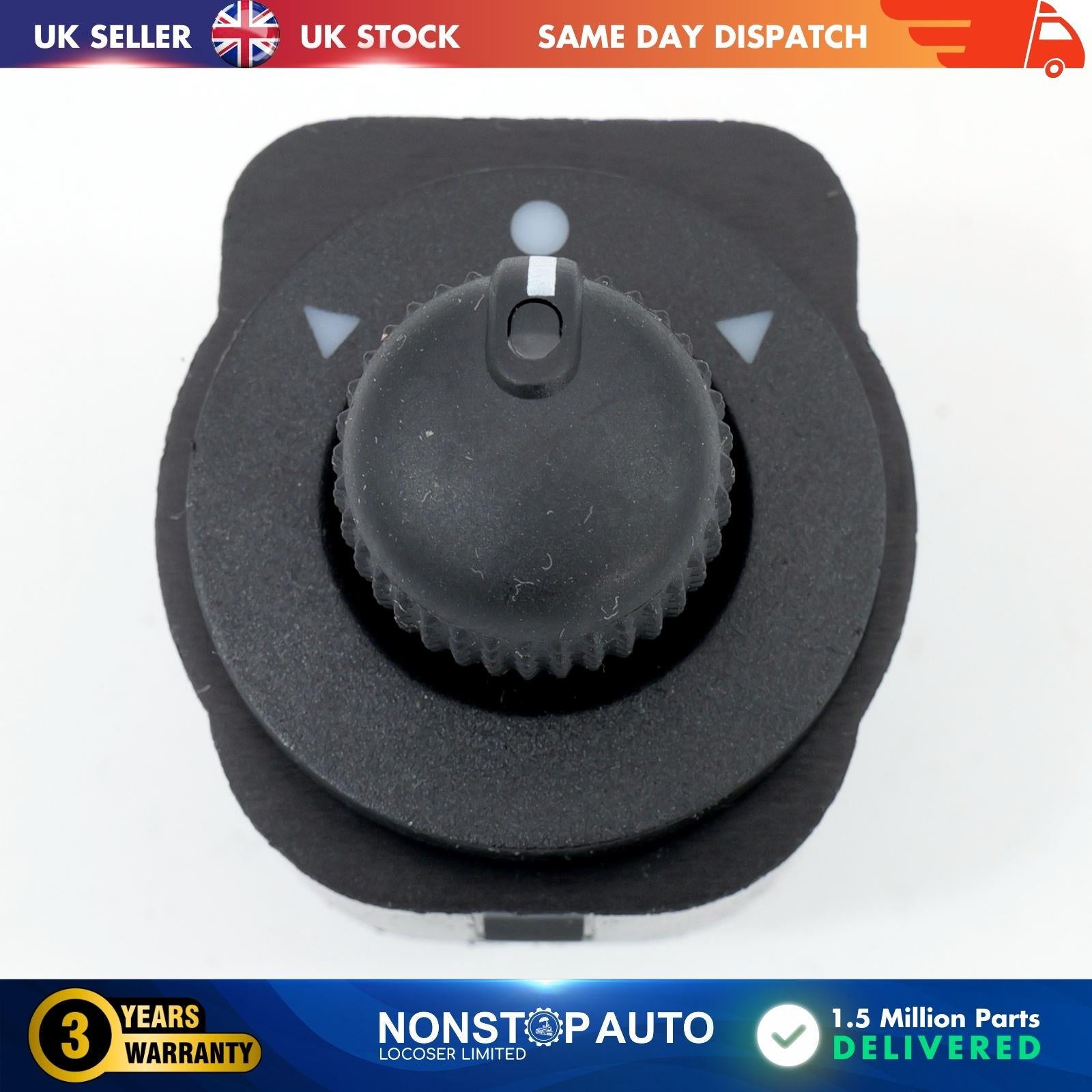 Wing Mirror Adjustment Control Switch For Fiat Fiorino Qubo Doblo Peugeot Bipper Citroen Nemo 735511514