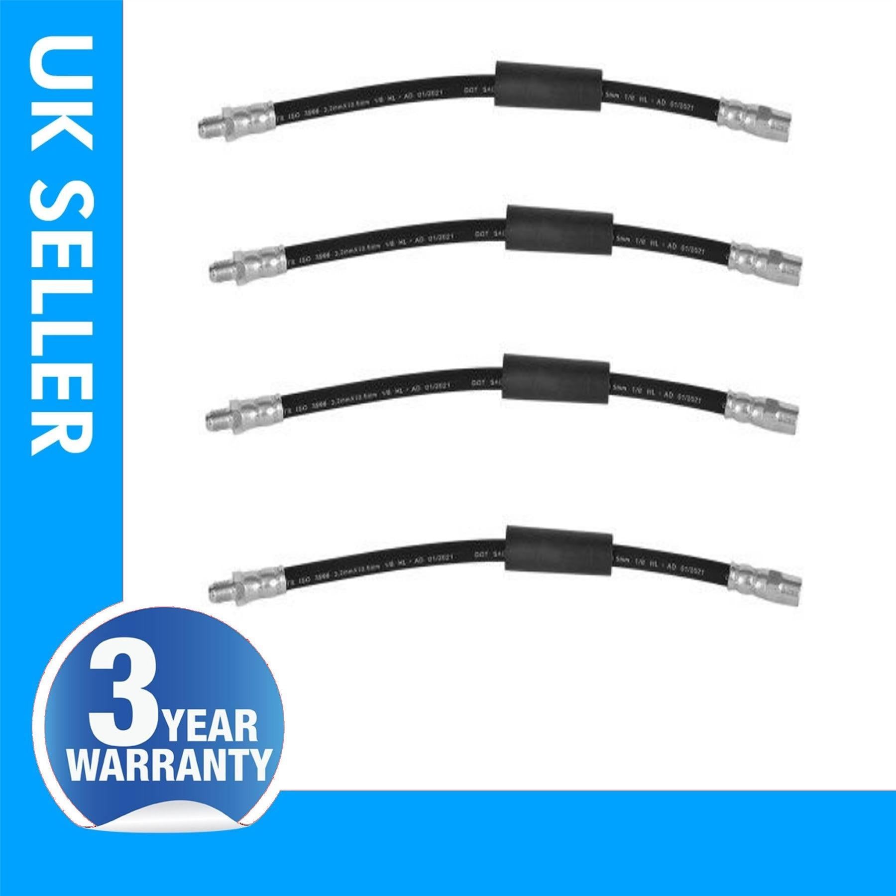 4 X Front & Rear brake hose Pipe For BMW 7 Series (F01 F02 F03 F04)