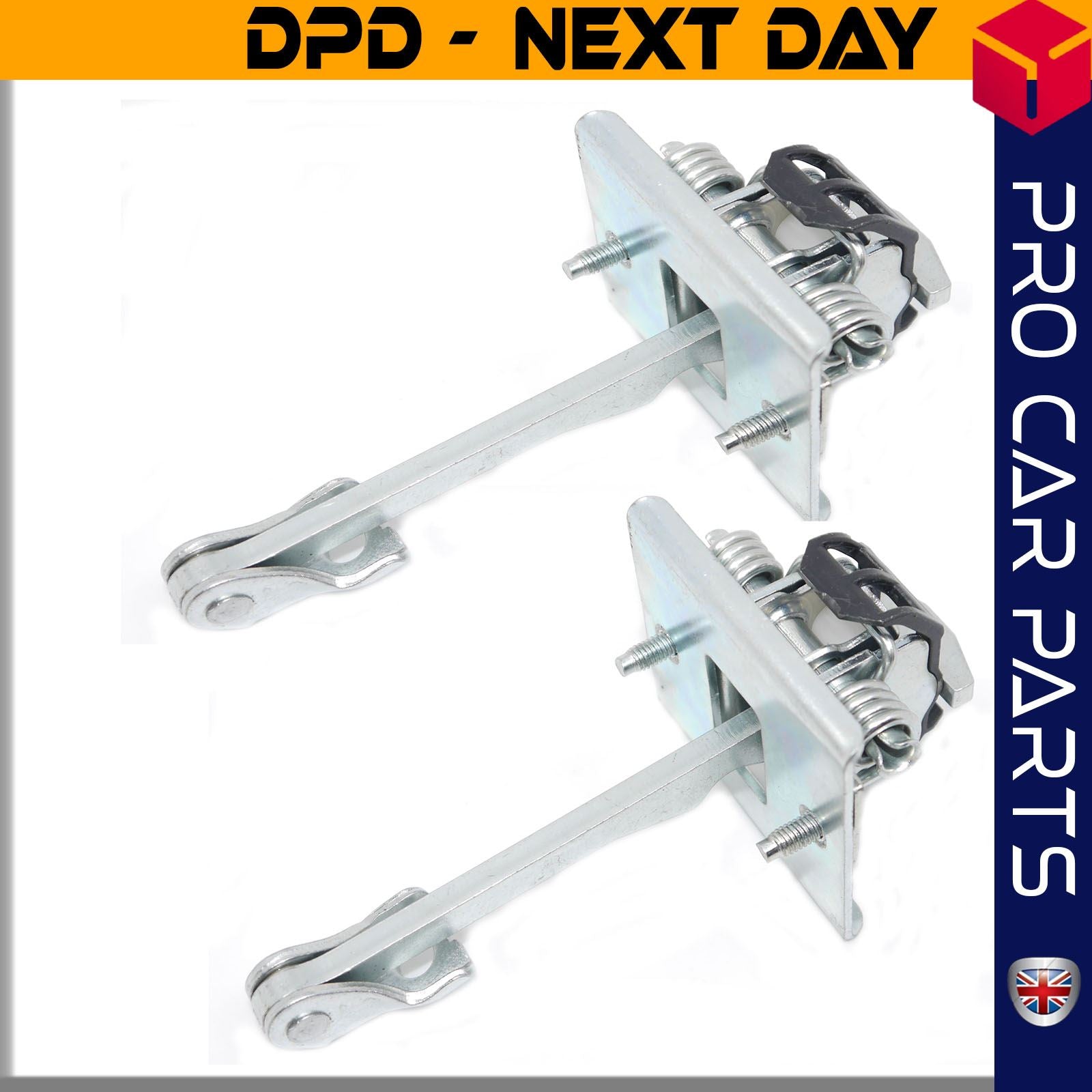 2 X Front Door Hinge Stop Check Strap Limitery Right and Left Side Fits PEUGEOT 308 9181N2