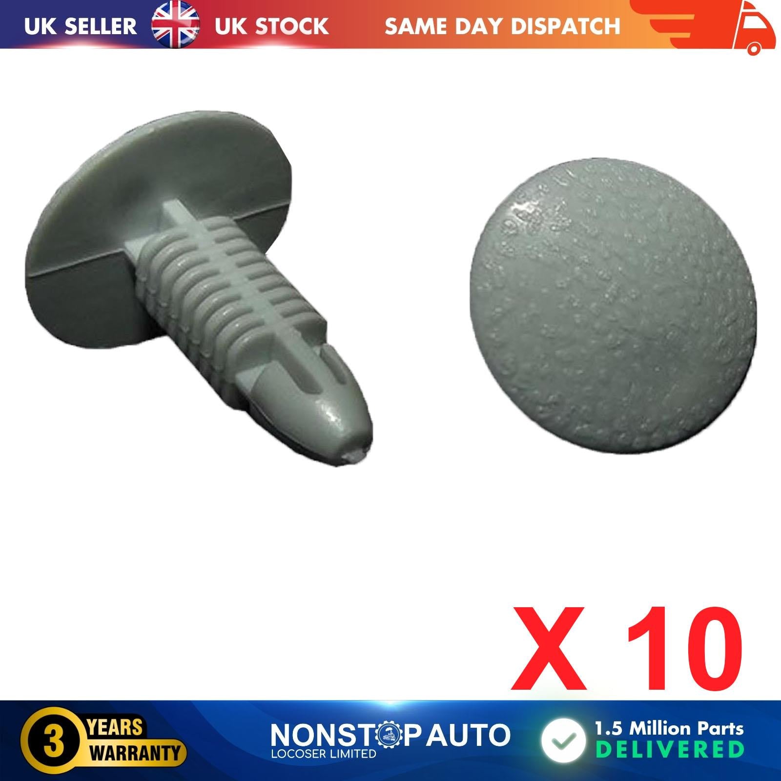 10X Carpet Mat Bonnet Insulation Air Intake Trim Clips For VW FORD Cougar Courier Ecosport Escort VI Fiesta III IV V VI Focus I Ka Street Ka Mondeo I II III Puma Tourneo Transit 6678518 6448410