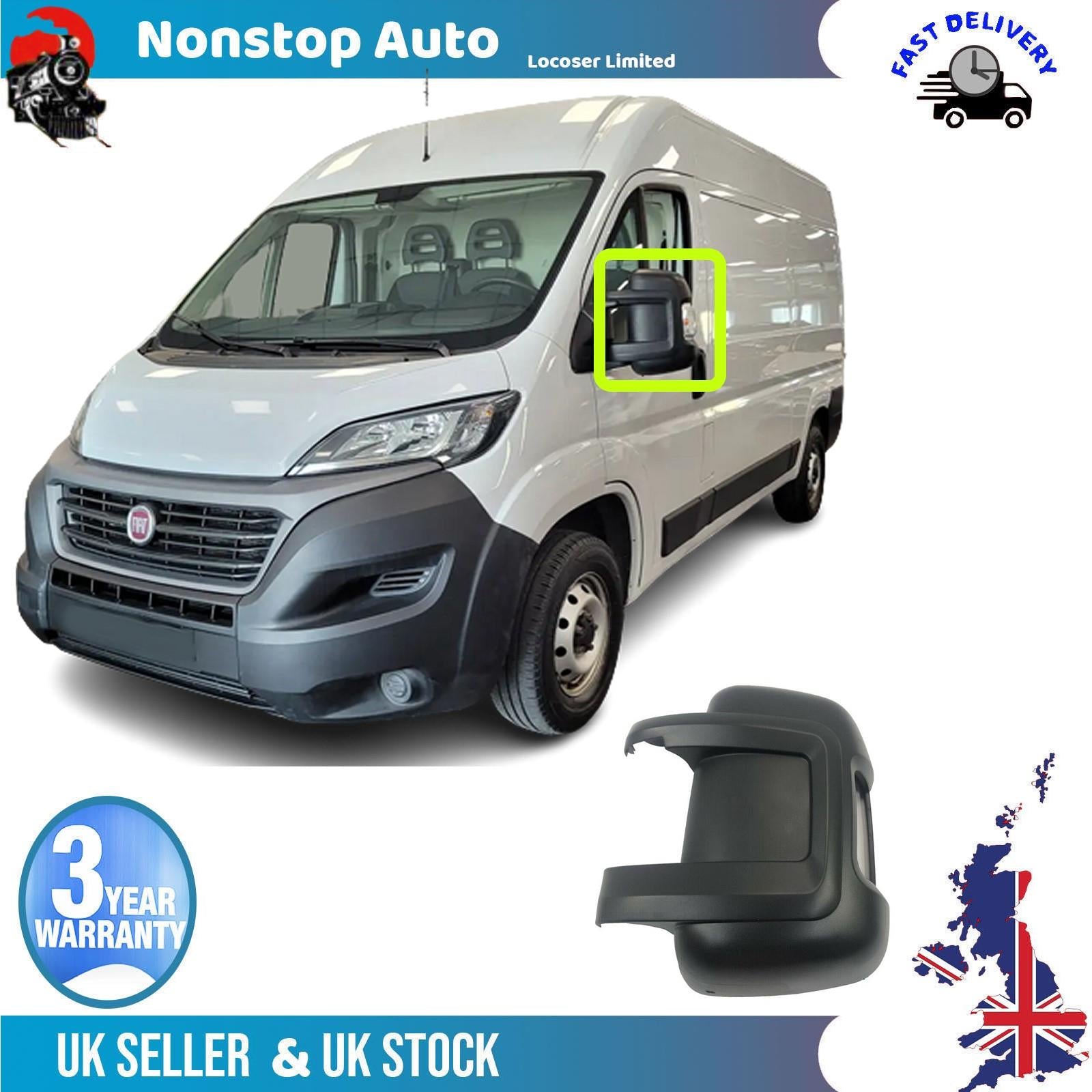Wing Mirror Cover Cap Left Short Arm For FIAT Ducato 0735517073