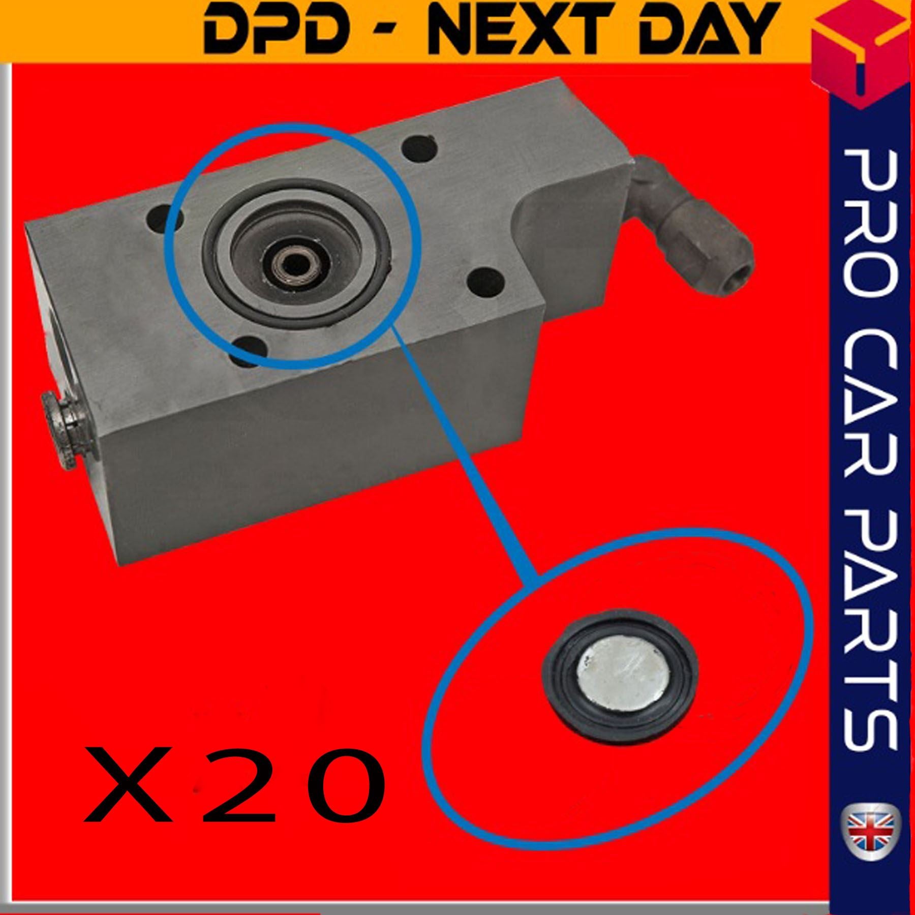 20X Eas Air Suspension Valve Block Diaphragm Seal Mount Set Fits RANGE ROVER P38