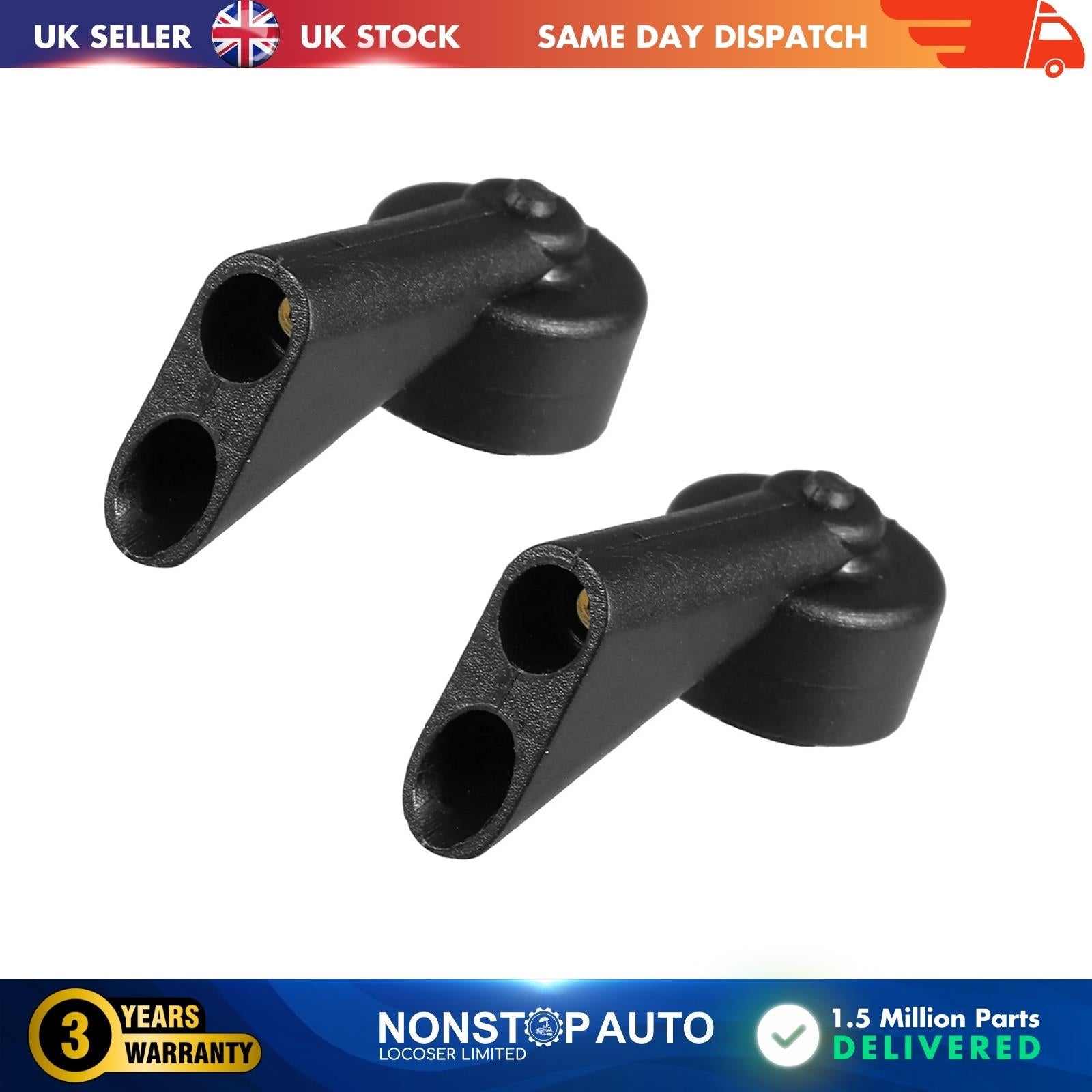 2X REAR WASHER NOZZLE JET SPRAY FOR AUDI A3 A6 A4 Q5  Q7 SKODA OCTAVIA II 8E9955985