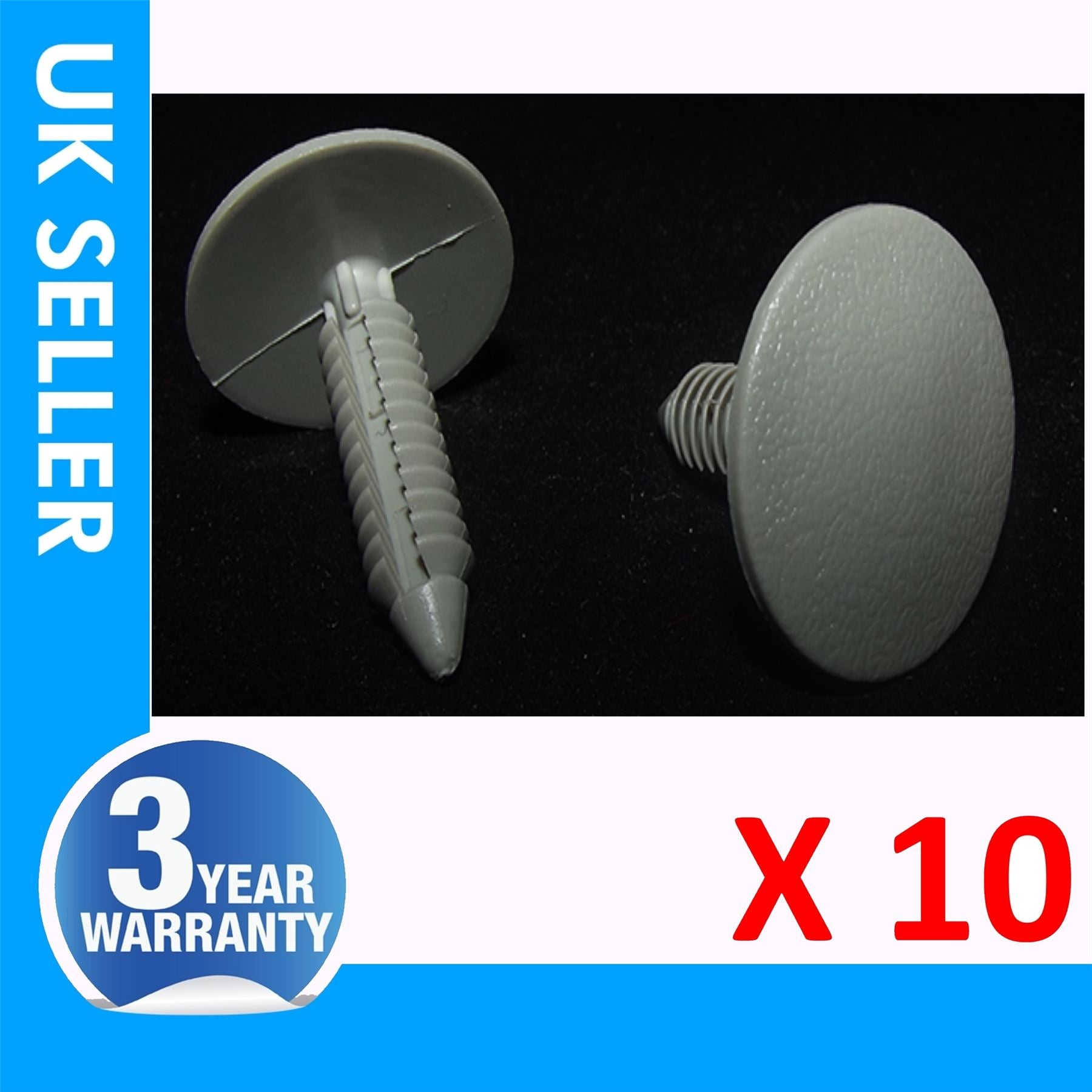 CHRYSLER FORD VW GM WHEEL ARCH COVER SPLASHSHIELD TRIM PANEL RETAINER CLIPS C222 X10