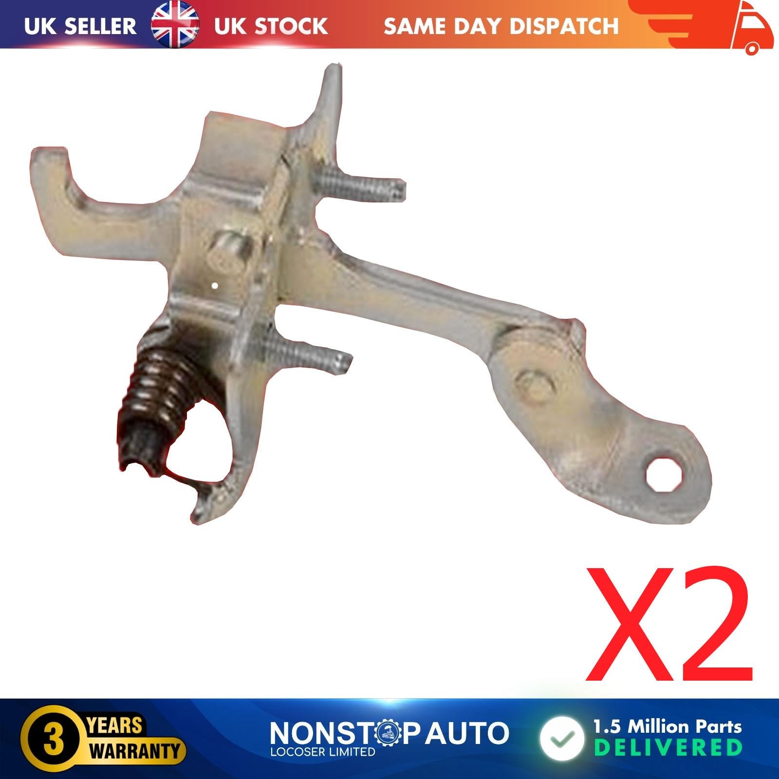 2 X Front Door Hinge Stop Check Strap Limitery Right and Left Side Fits CITROEN C3 I II  9181H1  9181N0