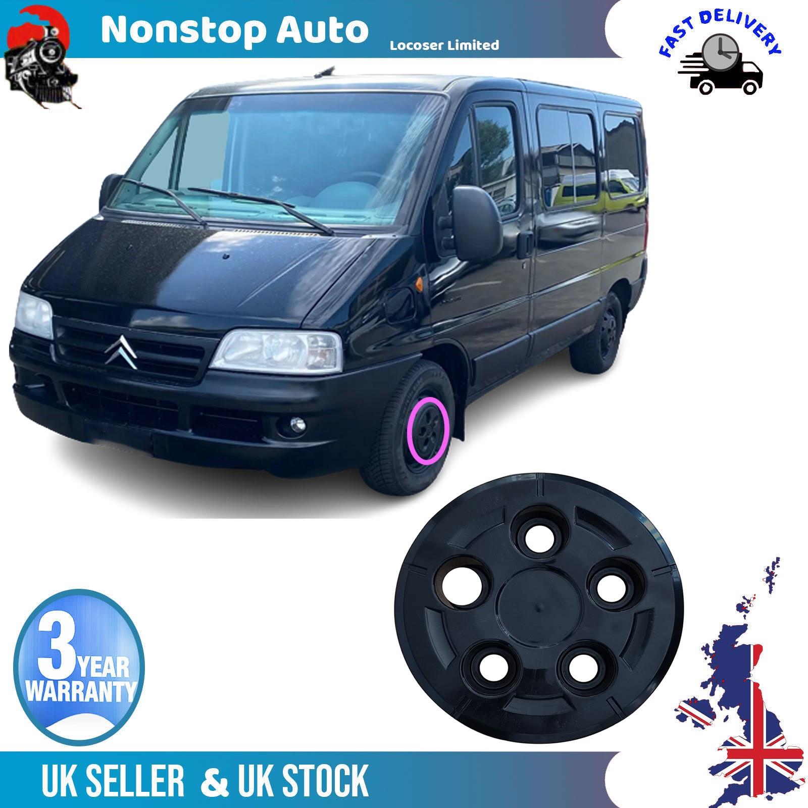 Wheel Trim Cover Black 16â€ For CITROEN Jumper III 2006-2014 5416J8