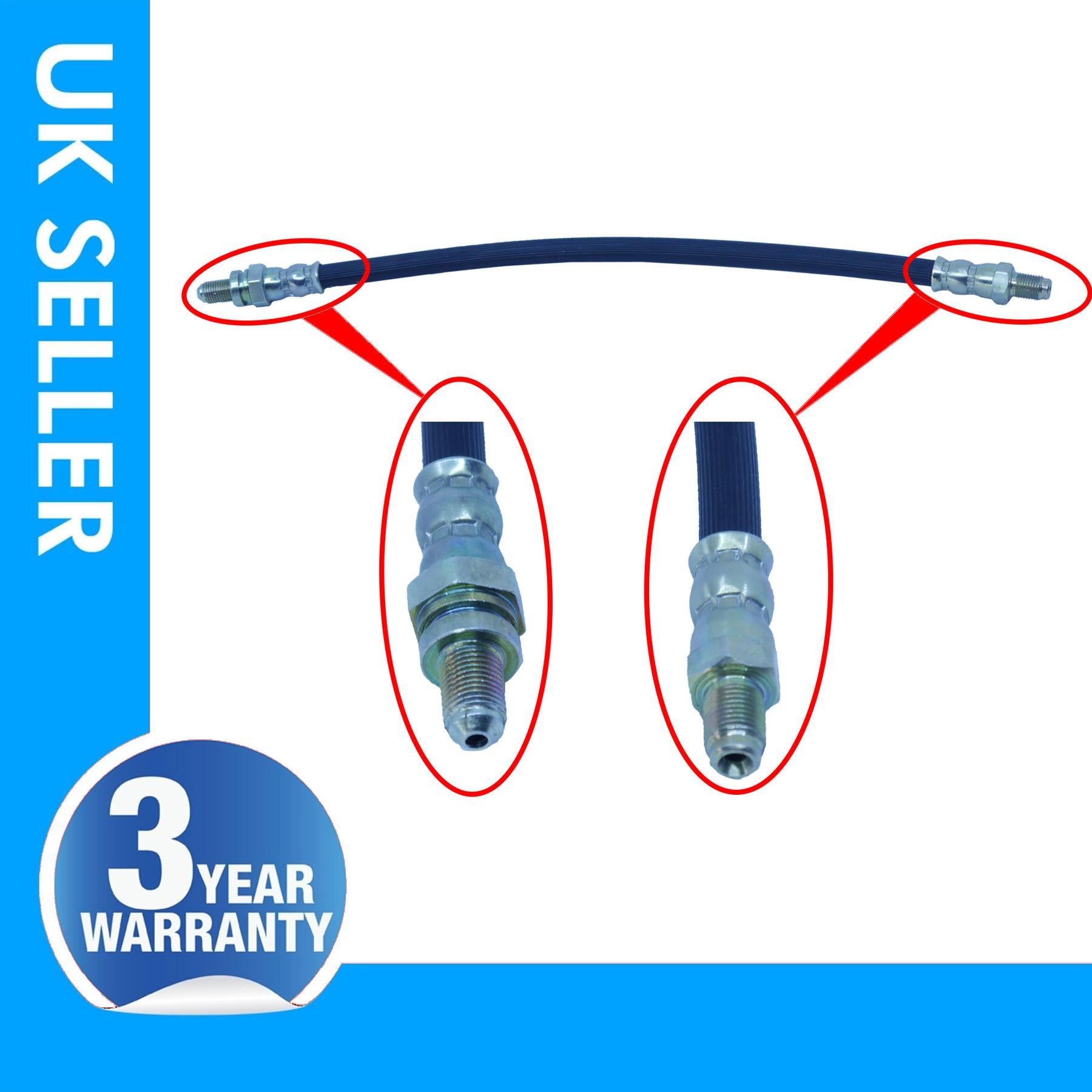 Fits Ford Scorpio Mk1-Mk2 Sierra Mk1-Mk2 Front Brake Hose Pipe 1129032, 6125634