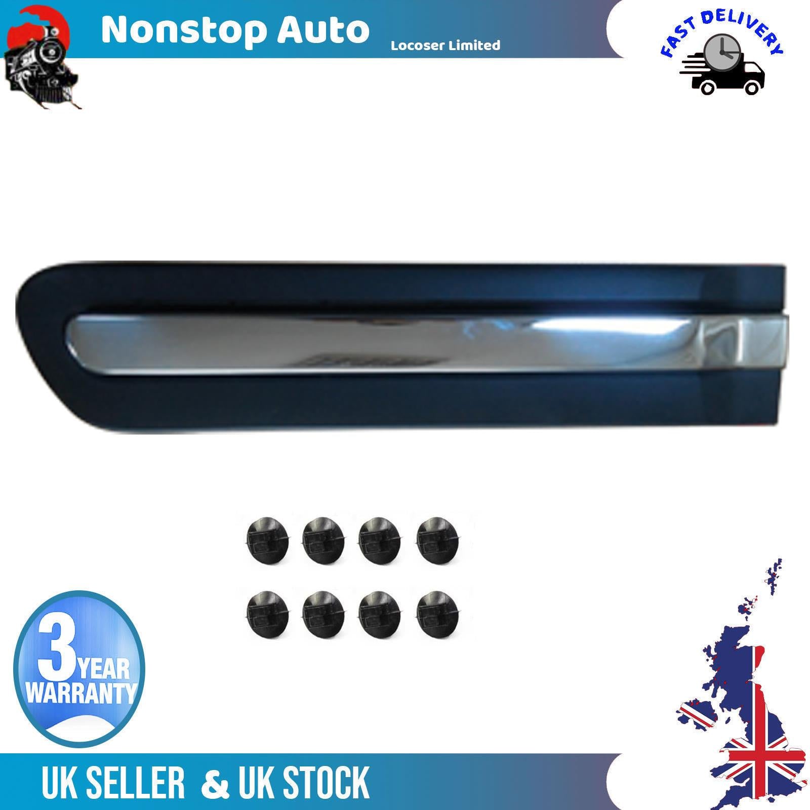 Door moulding Protective Trim Chrome Rear Right For FIAT 500L 735558455