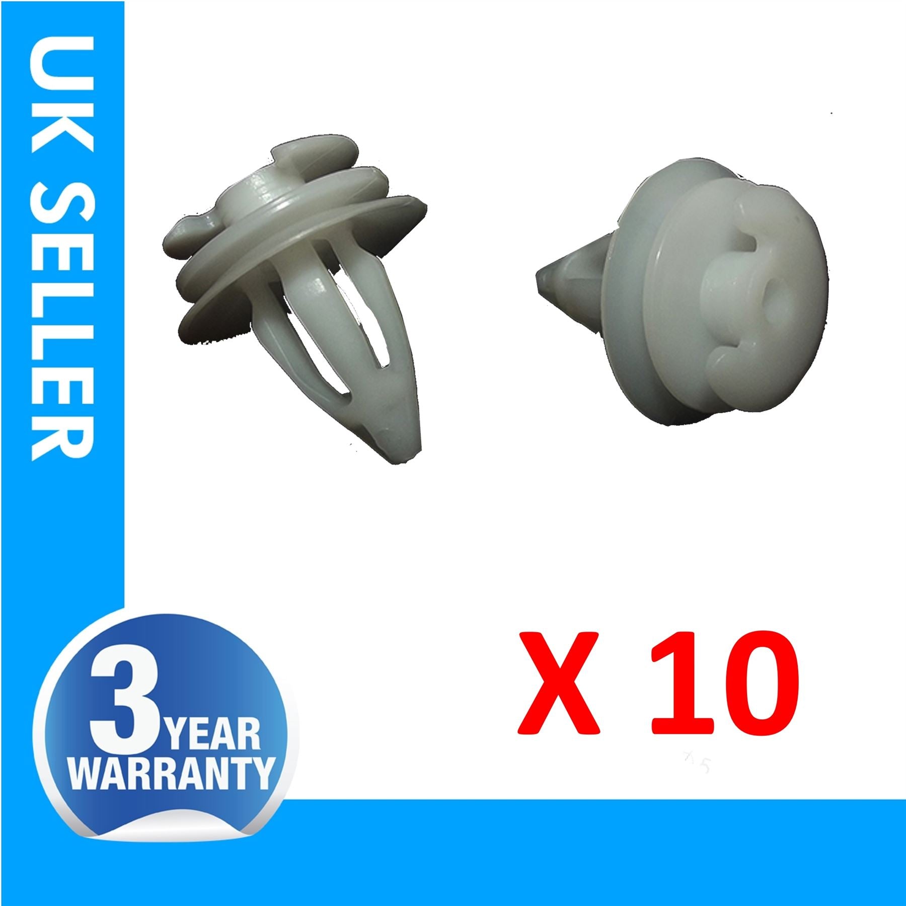 10X Interior Door Card - Boot Lining Panel Clips For FORD Transit Ka Fusion Galaxy