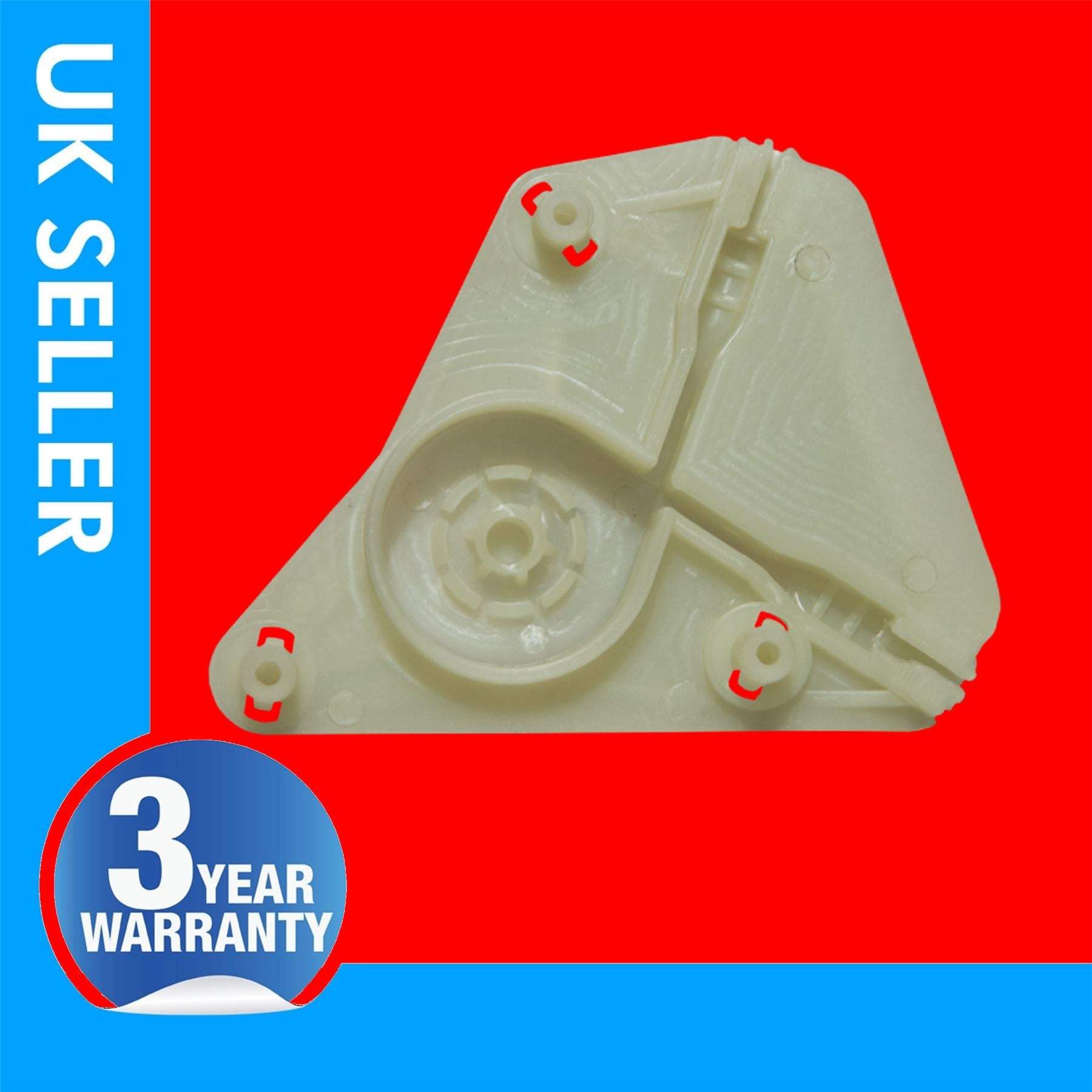 VW Polo 9N window regulator pulley motor housing / front right