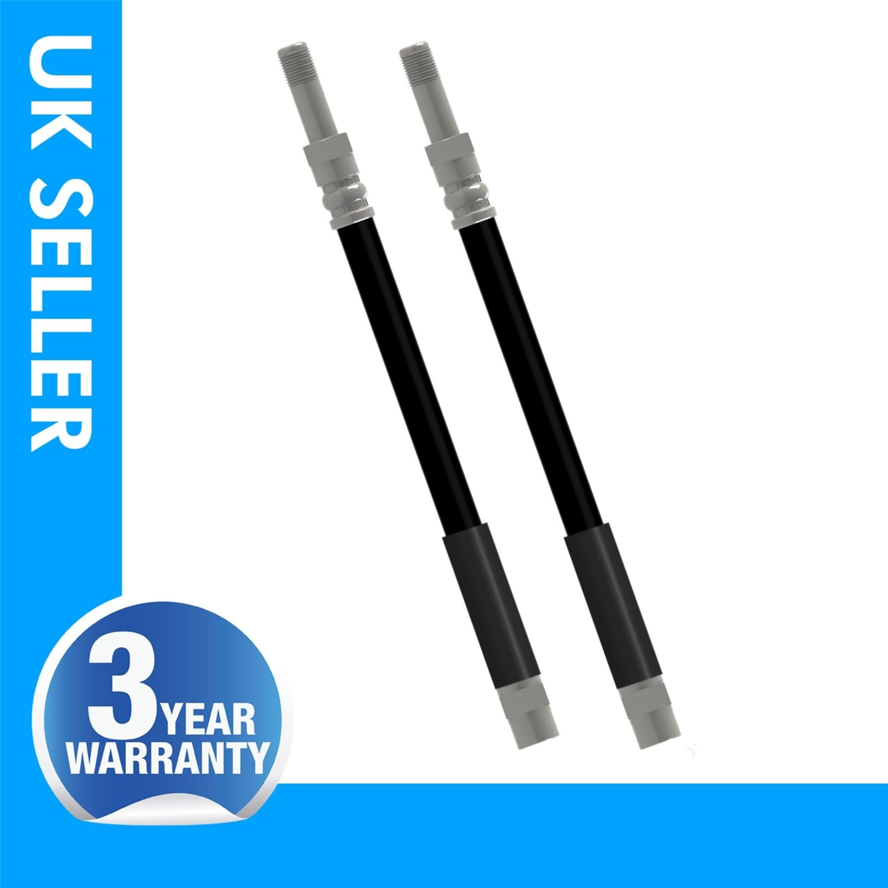 2X Rear Brake Hose Pipe For BMW 5 Series E39  34301165190
