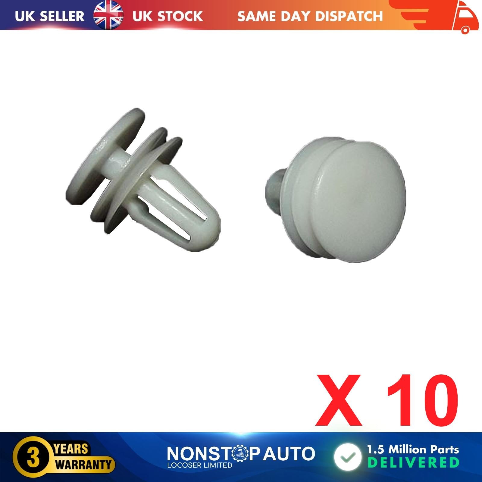 10X Door Panel Trim Clips For PEUGEOT 306 CITROEN C4 I 6991.E8