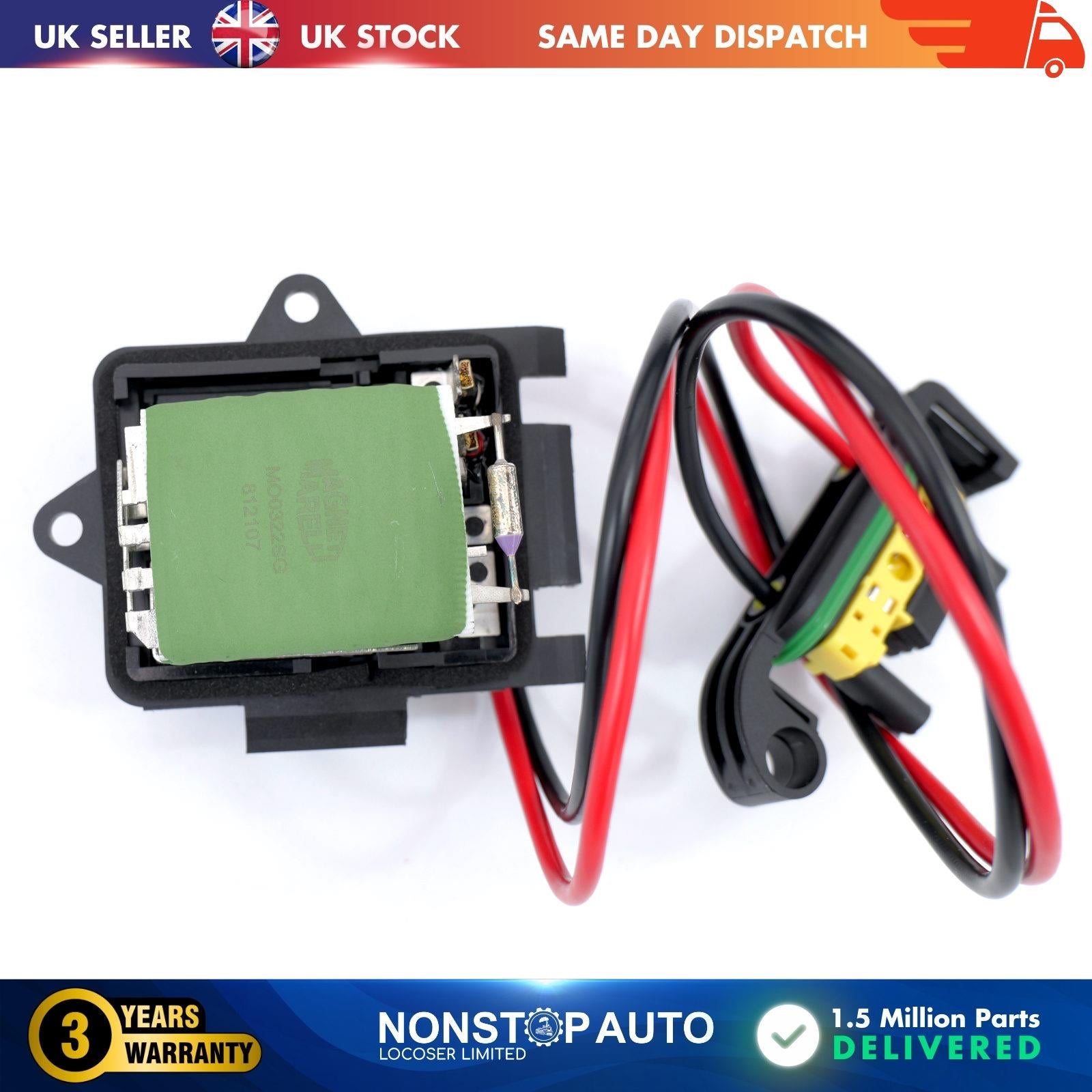 Genuine Heater Blower Fan Motor Resistor For Renault Trafic Vauxhall Vivaro Nissan Primastar 4413393
