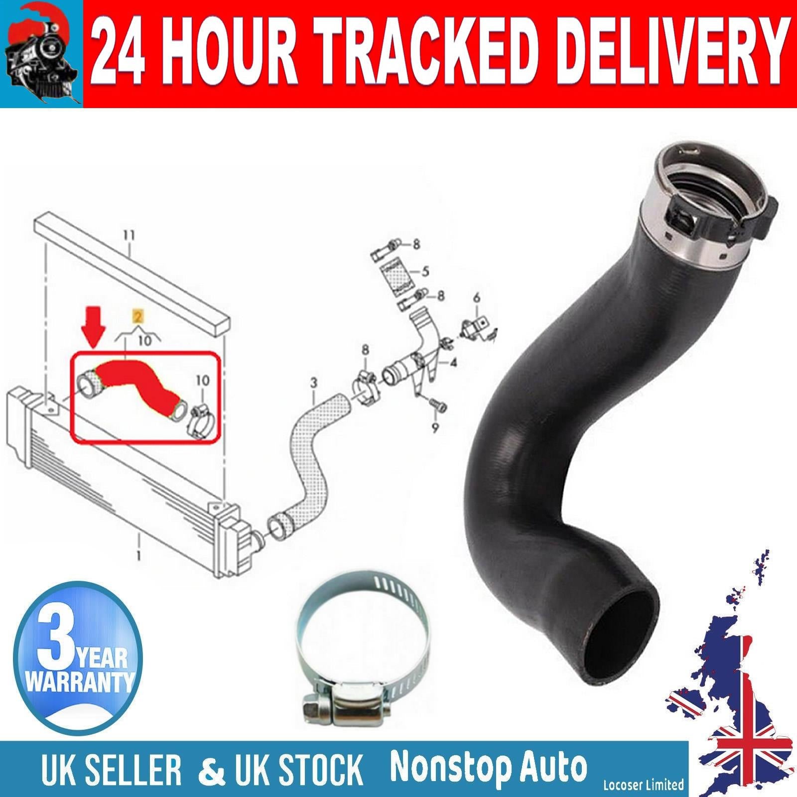TURBO INTERCOOLER  HOSE PIPE FOR V.W CRAFTER 2.0 TDI MERCEDES SPRINTER 906 2E0145856F - 9065280708