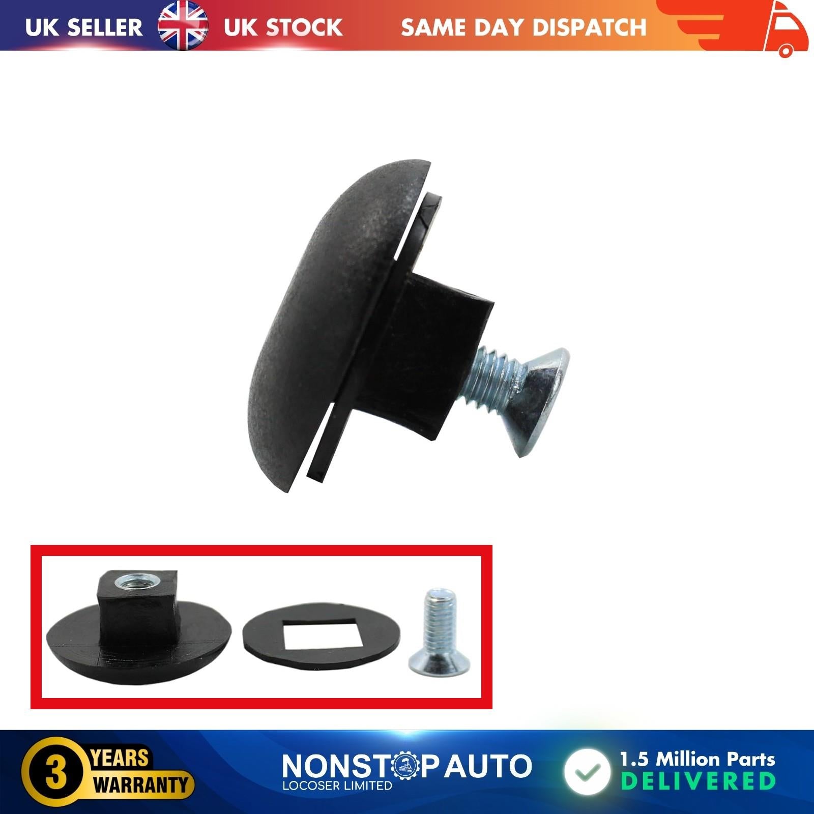 WINDOW MOUNTING CLIP WITH SCREW FOR CITROEN AX BERLINGO C1 C8  EVASION XSARA SAXO ZX PEUGEOT 106 107 306 309 205 206 406 806 807 PARTNER RIFTER 8573.79