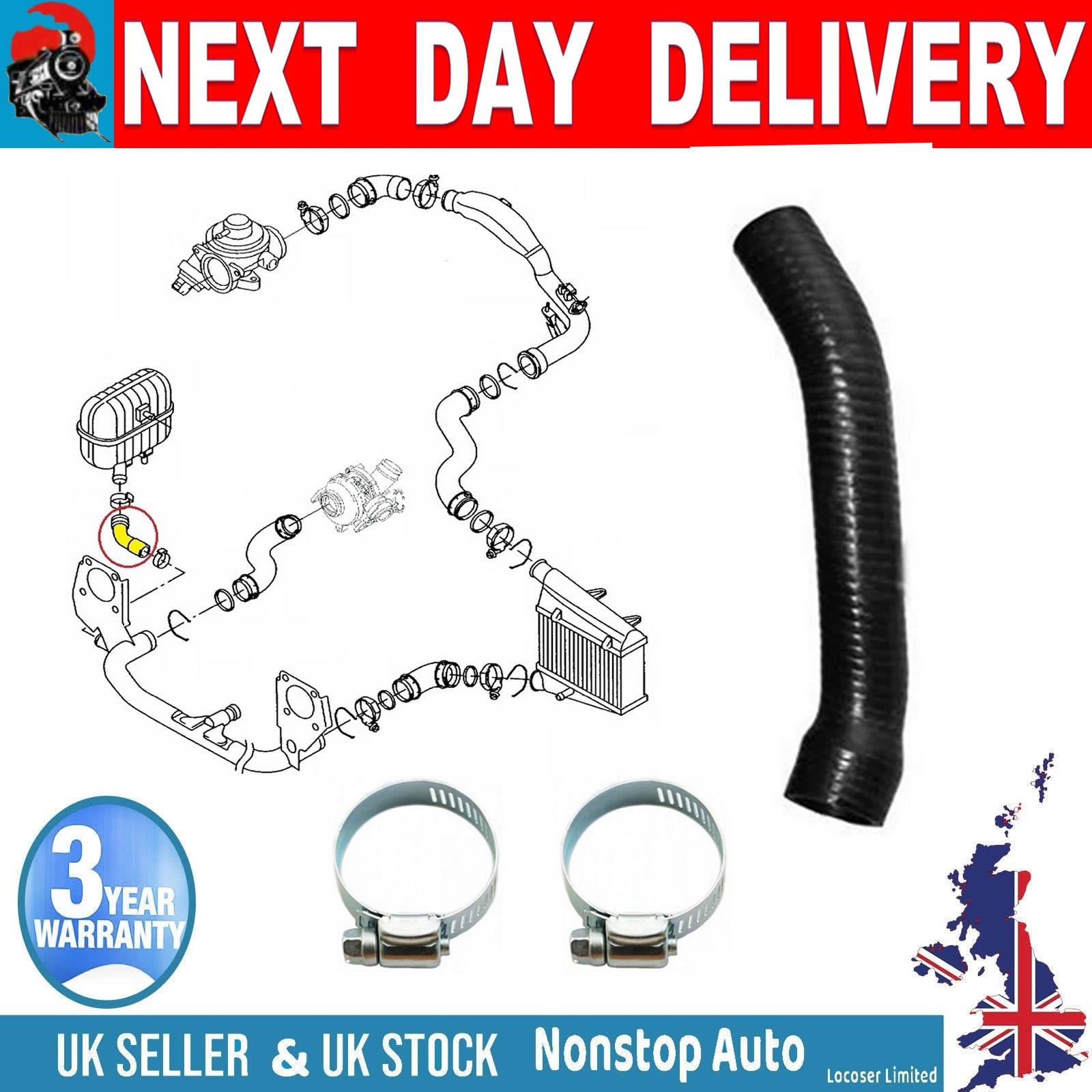 TURBO INTERCOOLER HOSE PIPE FOR AUDI A4 1.9 2.0 TDI 8E0145832N