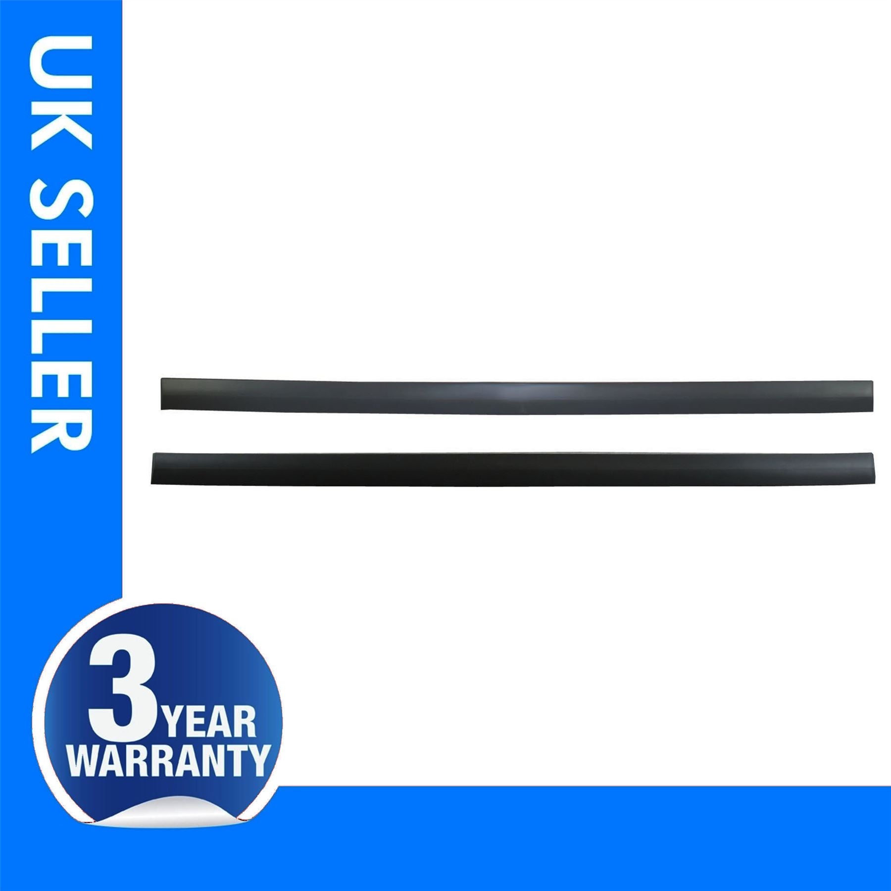 2 X Front Door Moulding Panel Strap Paintable Vauxhall Opel Vectra C 5171074
