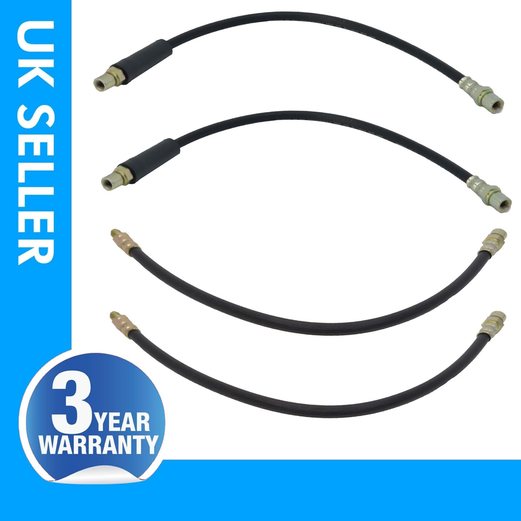 4x Front & Rear Brake Hose Pipe Set For  MERCEDES G Series W460 W461 W463  4604205048