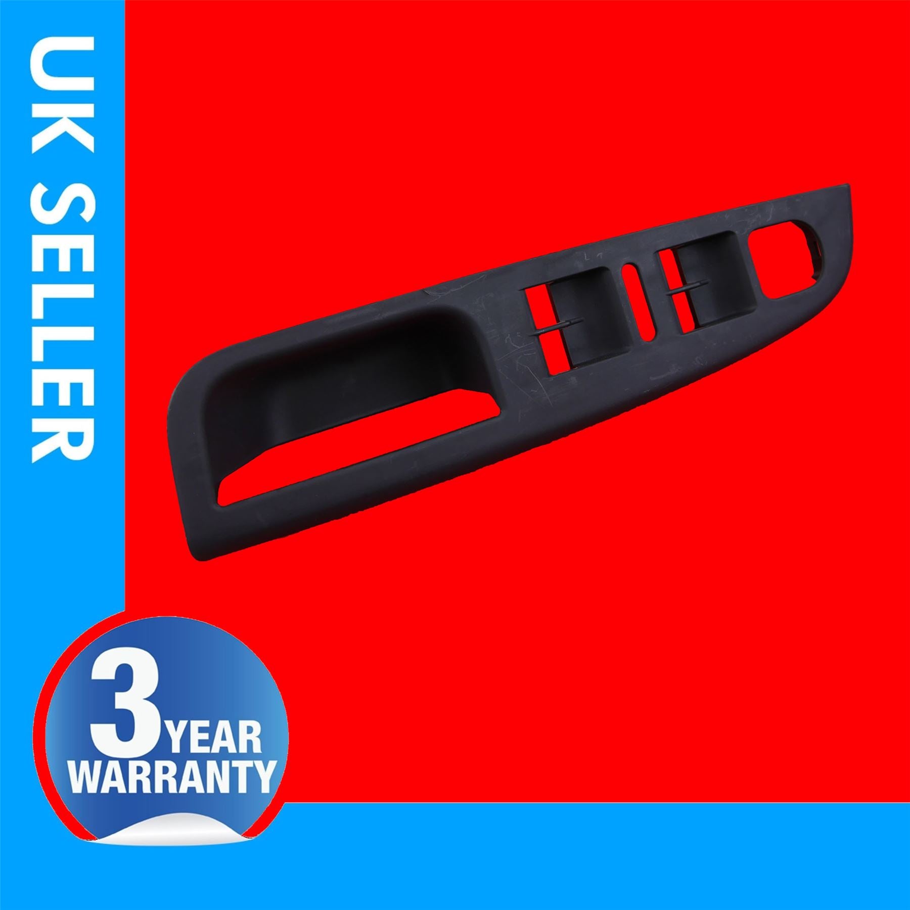 FOR VW GOLF MK5 RABBIT FRONT LEFT WINDOW SWITCH CONTROL PANEL FRAME HANDLE