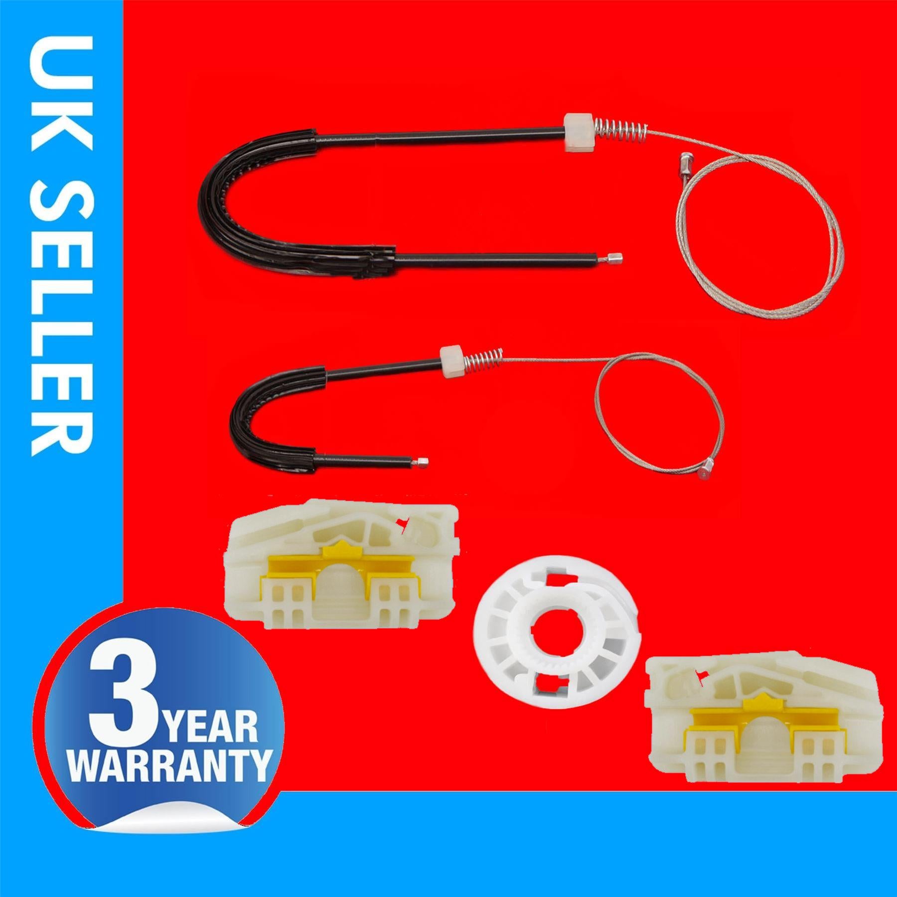 Rear Window Regulator Repair Kit Right Side Fits Seat Leon