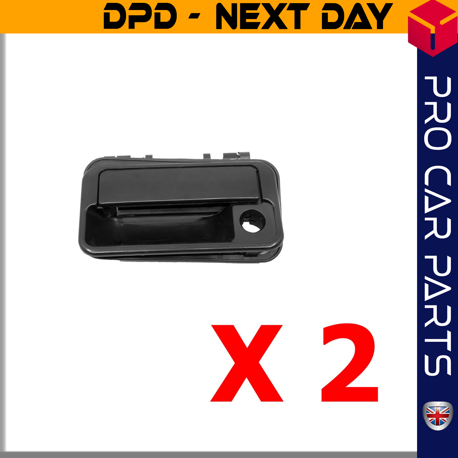 2X Front Door Handle Outer Left Side Fits SUZUKI Cultus II Swift II 8281060B02