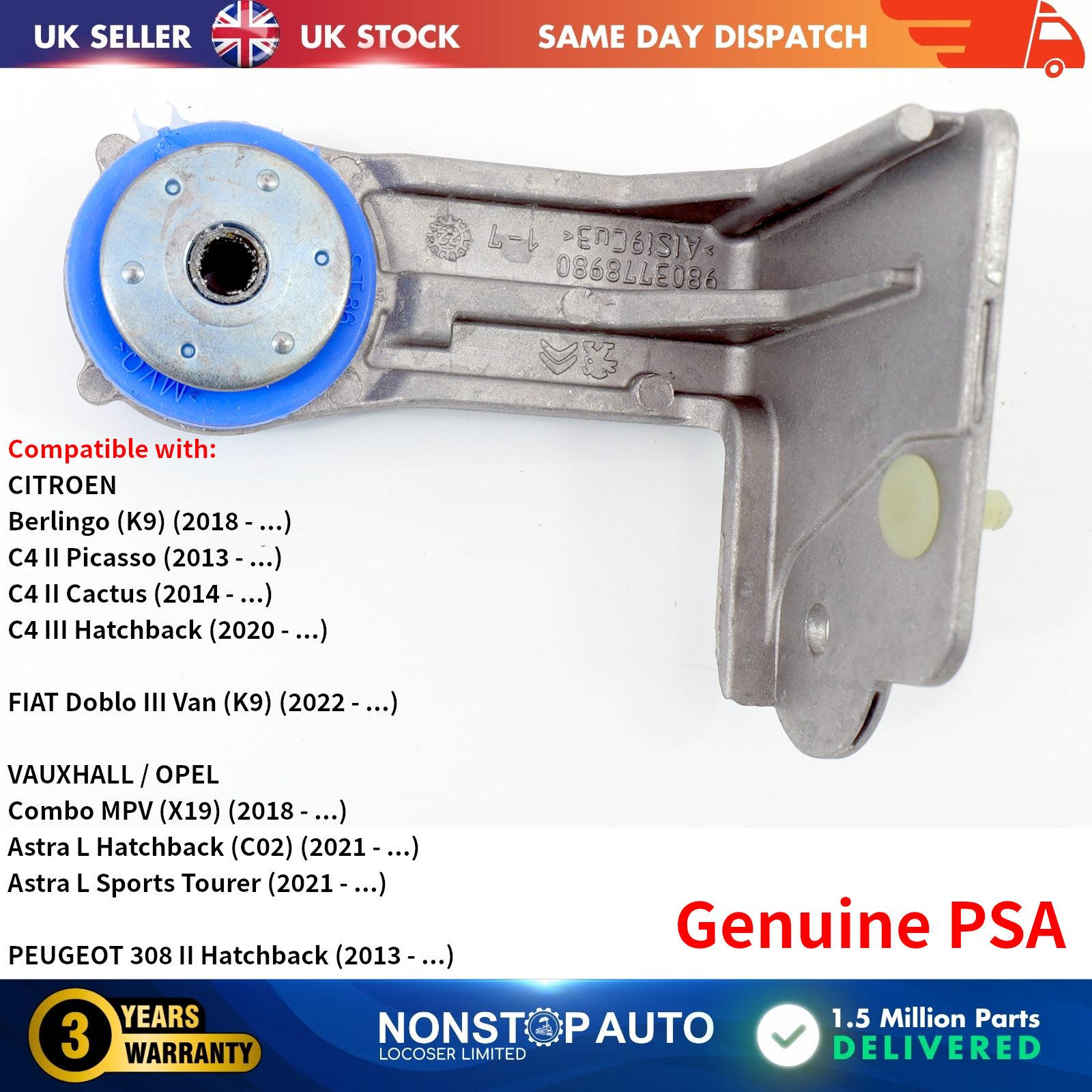 GENUINE PSA INTERCOOLER MOUNTING BRACKET LOWER FOR CITROEN C4 II III BERLINGO FIAT DOBLO III VAUXHALL Combo Astra L PEUGEOT 308 II 9803778980