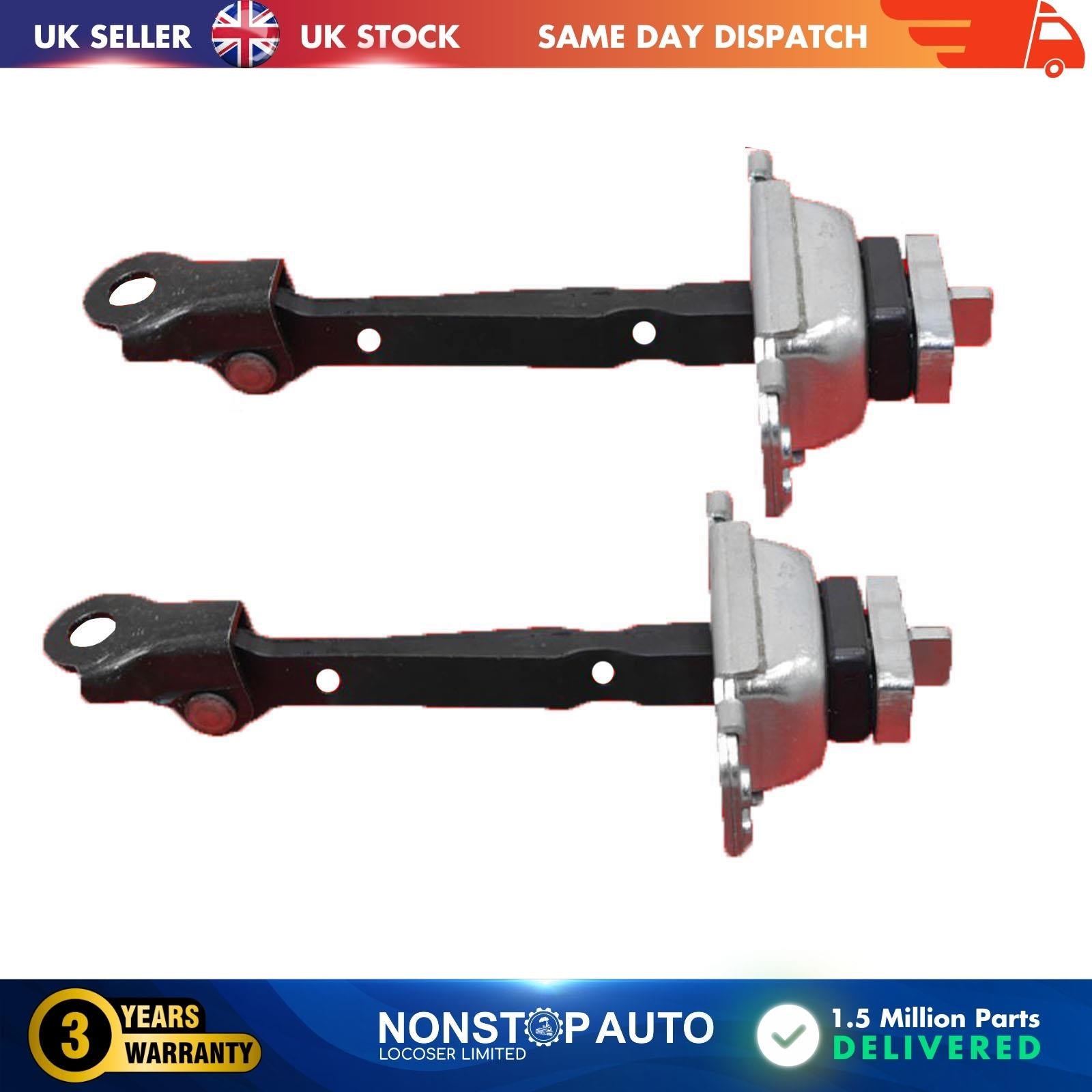2 X Front Door Hinge Stop Check Strap Limitery Right and Left Side Fits HONDA Civic VI HR-V 72380S04003