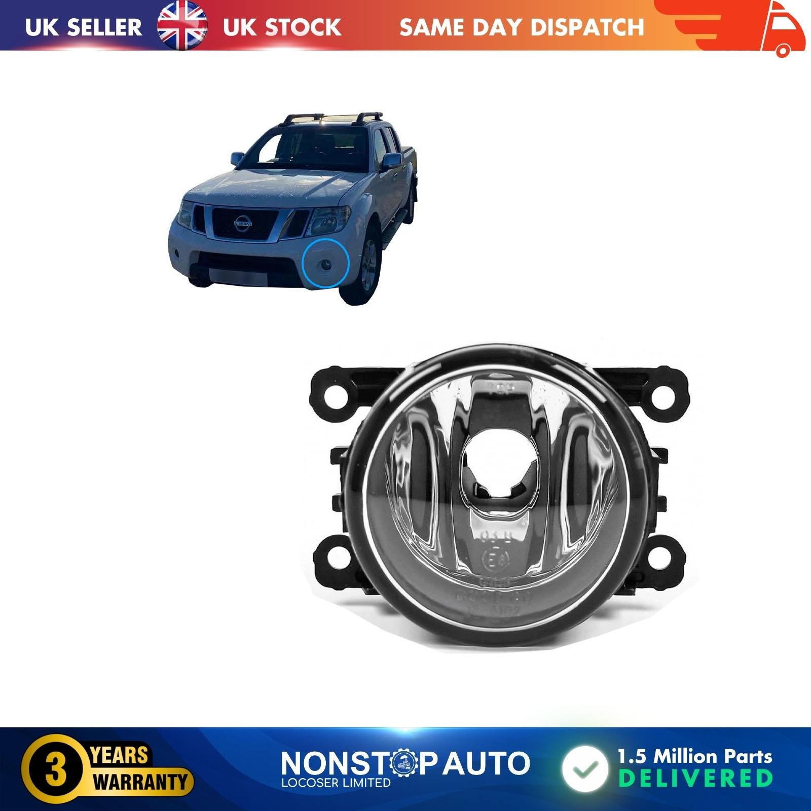 Fog Light Lamp Fits CITROEN C1 C4 C5 Xsara Picasso NISSAN Navara Note 8200074008