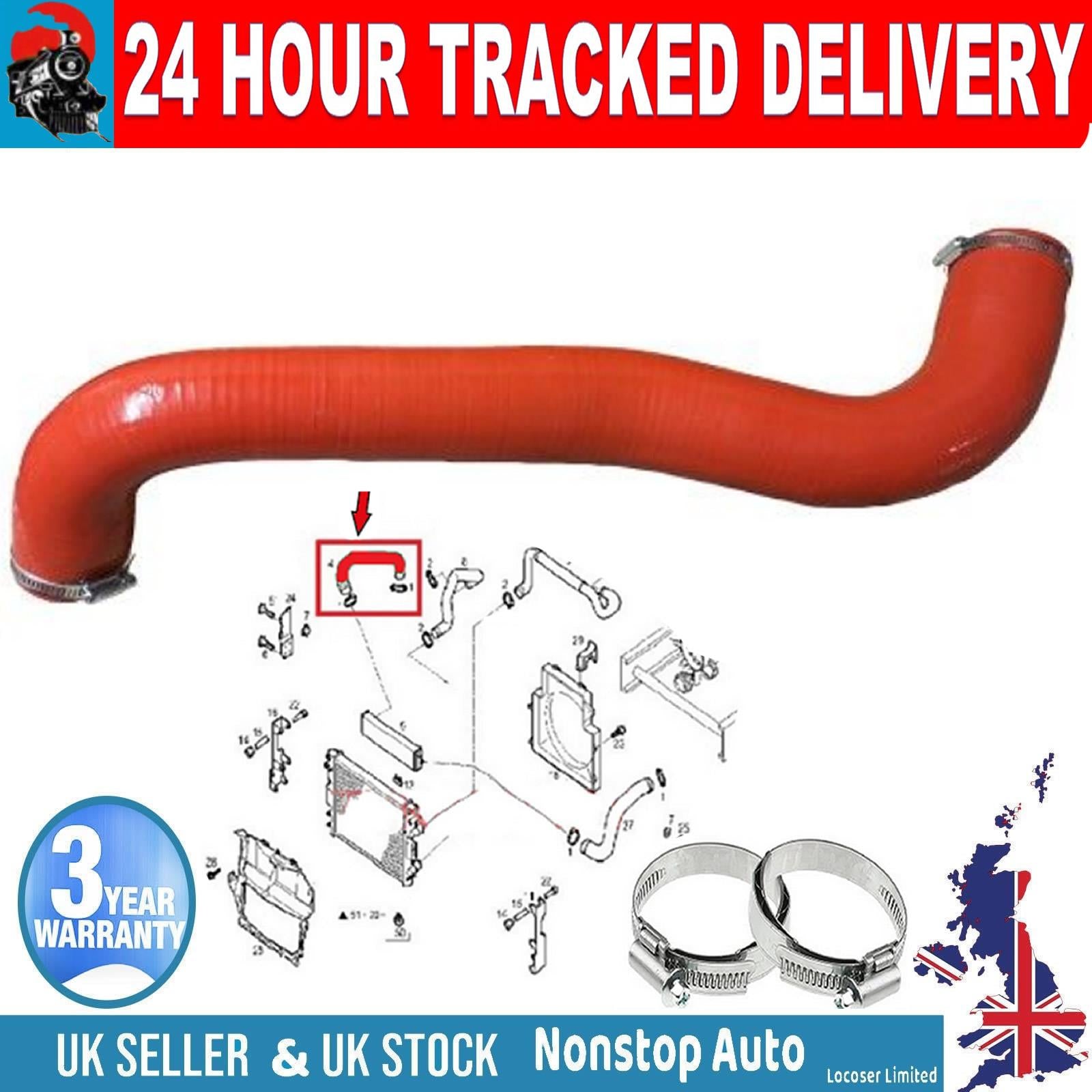 TURBO INTERCOOLER HOSE PIPE SILICONE    IVECO DAILY IV  504136611
